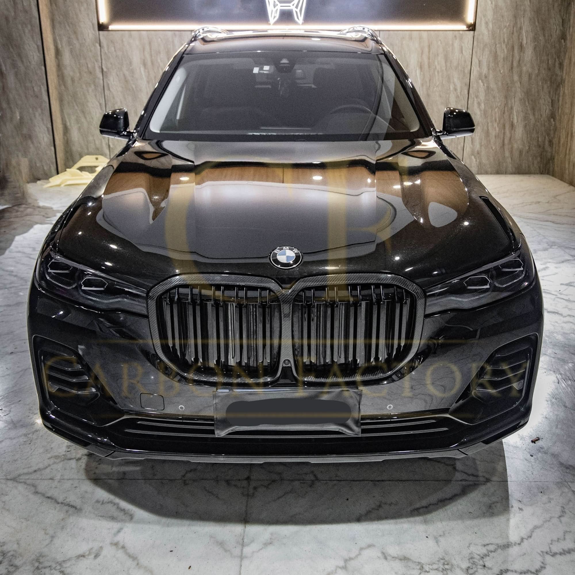 Pre-Preg Carbon Fibre Front Grille for BMW G07 X7 LCI 23-25 - Carbon Factory