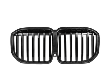 Pre-Preg Carbon Fibre Front Grille for BMW G07 X7 LCI 23-25 - Carbon Factory