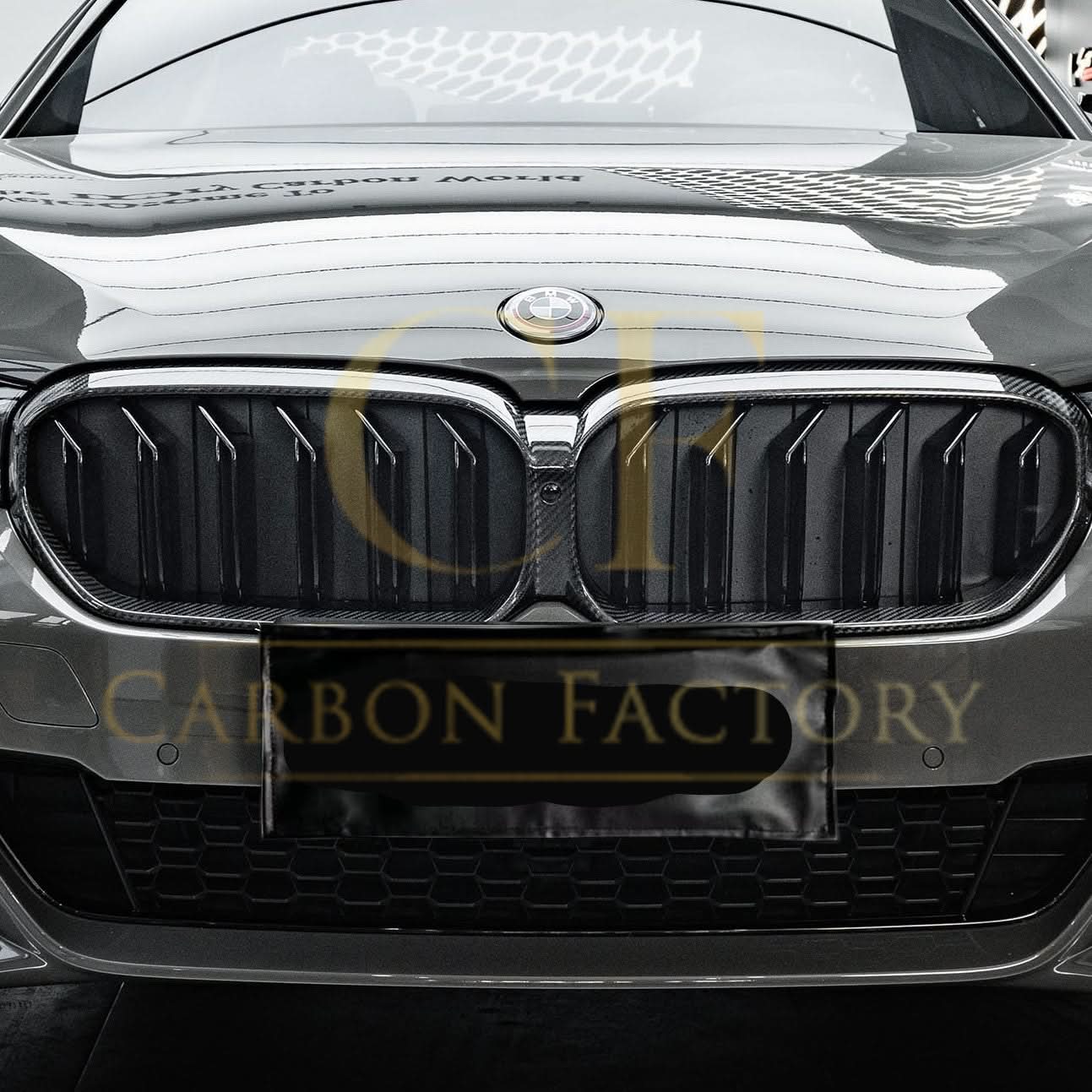 Pre-Preg Carbon Fibre Front Grille for BMW G30 5 Series inc F90 M5 LCI 21-23 - Carbon Factory