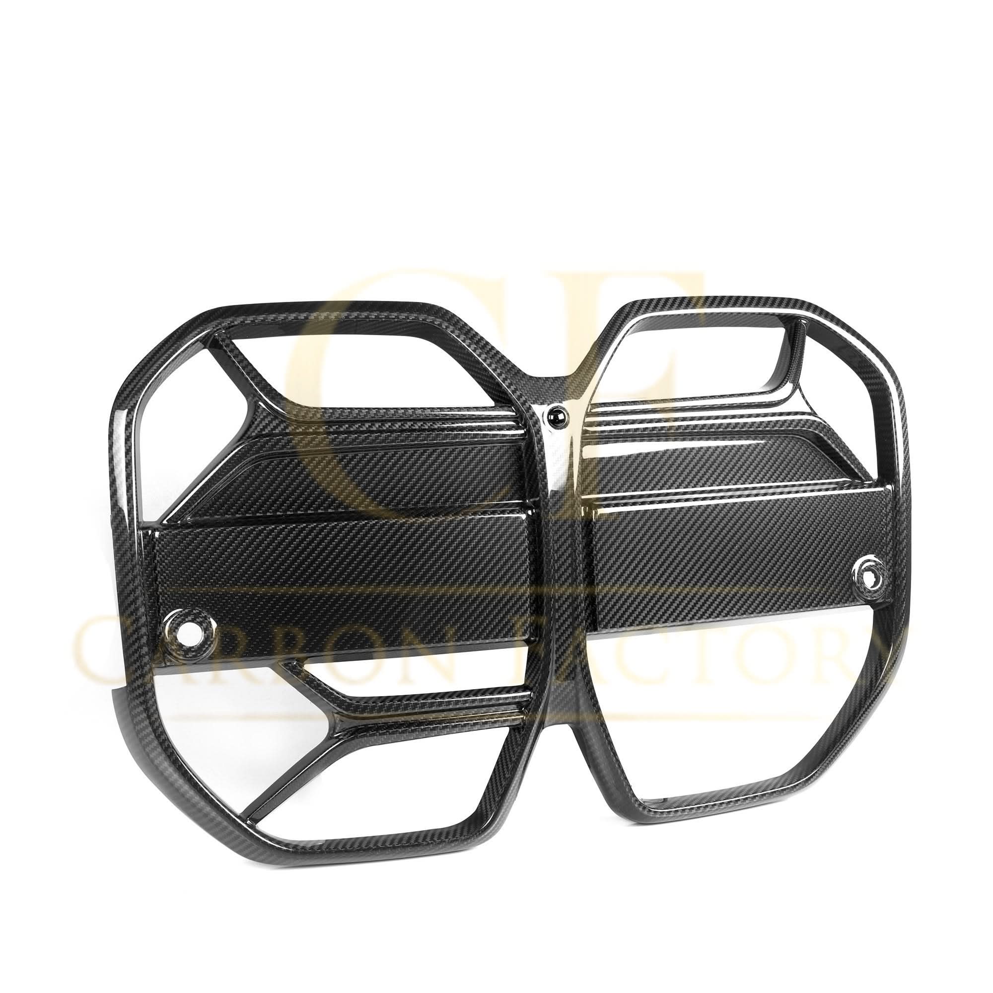 CSL Style Pre-Preg Carbon Fibre Front Grille for BMW 4 Series i4 21-25 - Carbon Factory