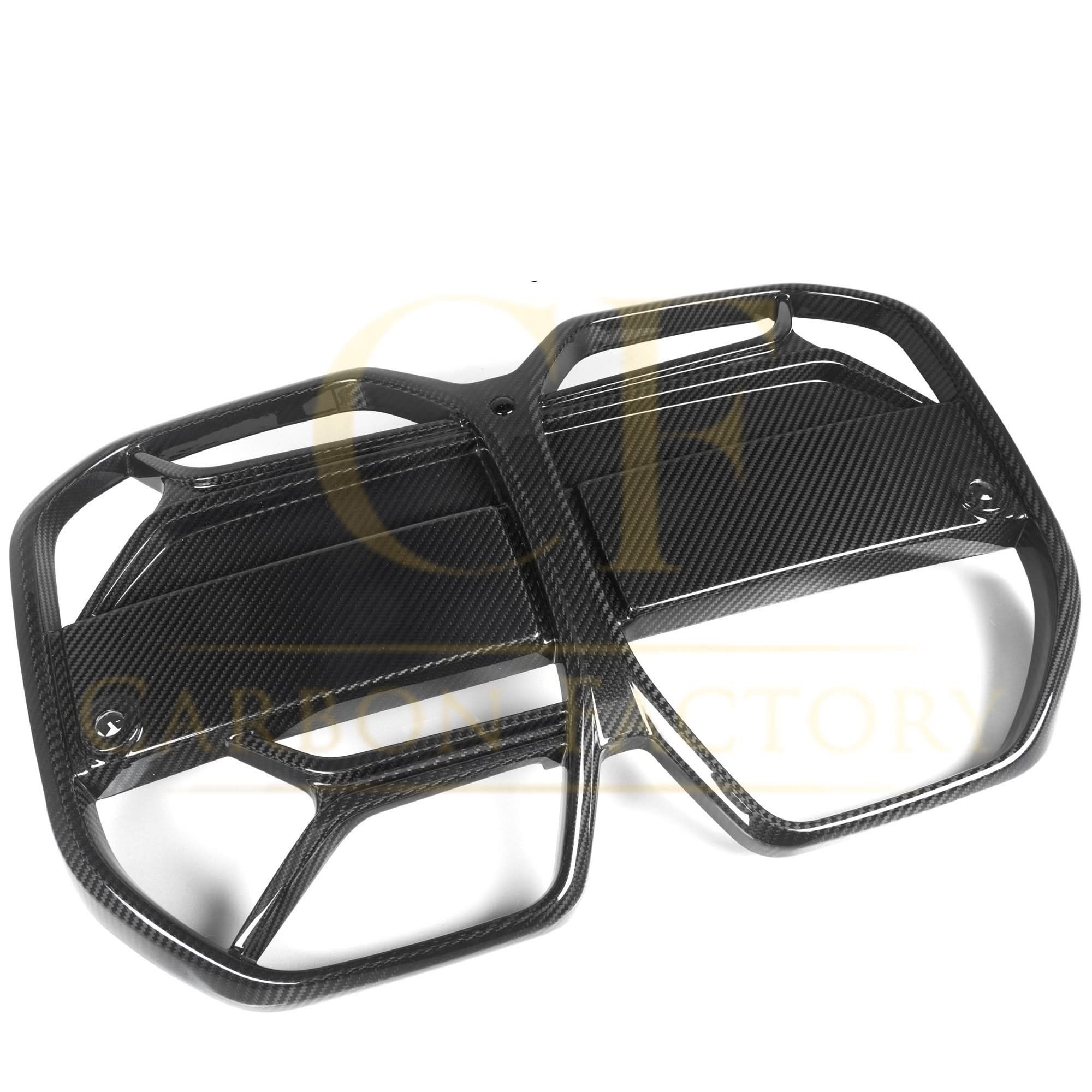 CSL Style Pre-Preg Carbon Fibre Front Grille for BMW 4 Series i4 21-25 - Carbon Factory