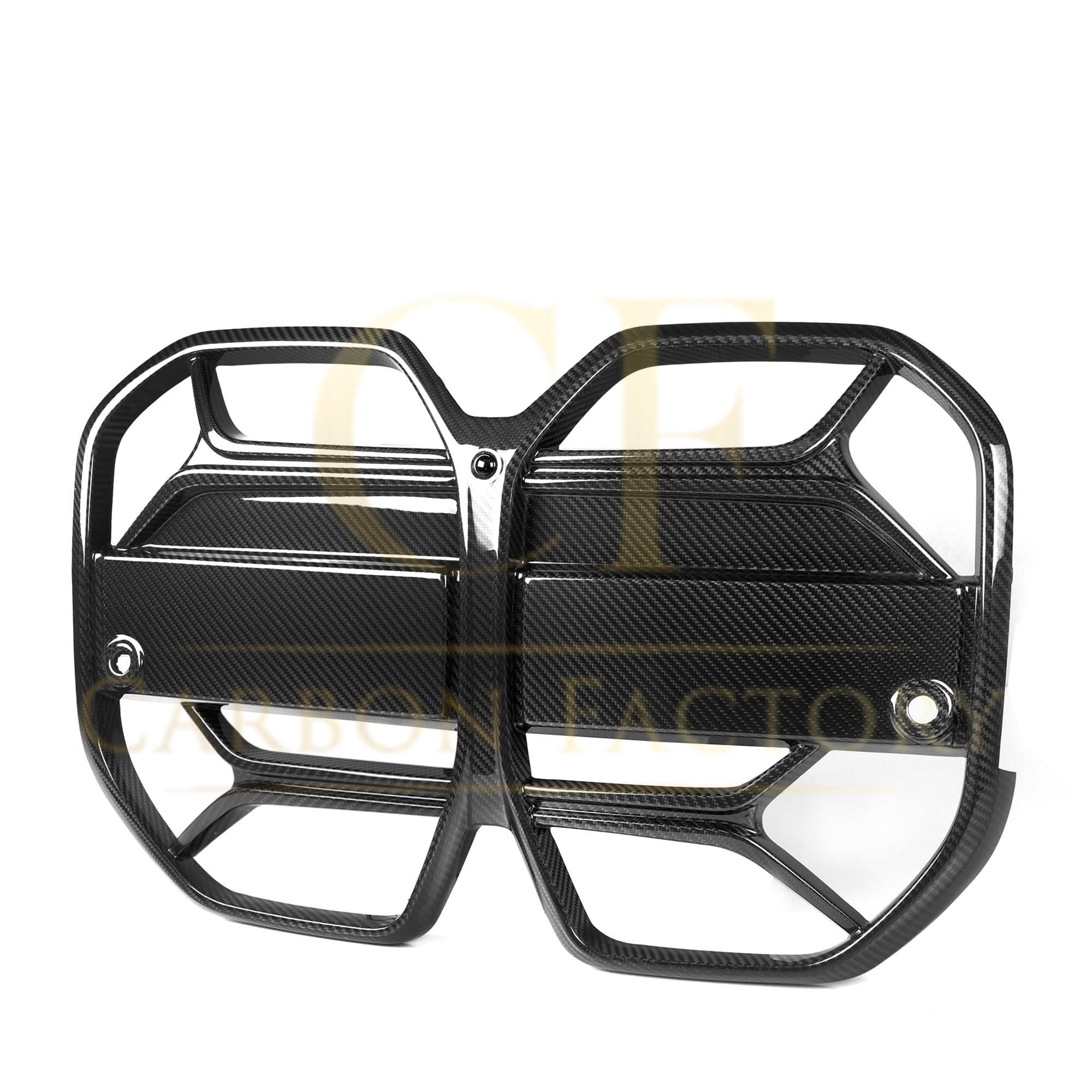 CSL Style Pre-Preg Carbon Fibre Front Grille for BMW 4 Series i4 21-25 - Carbon Factory
