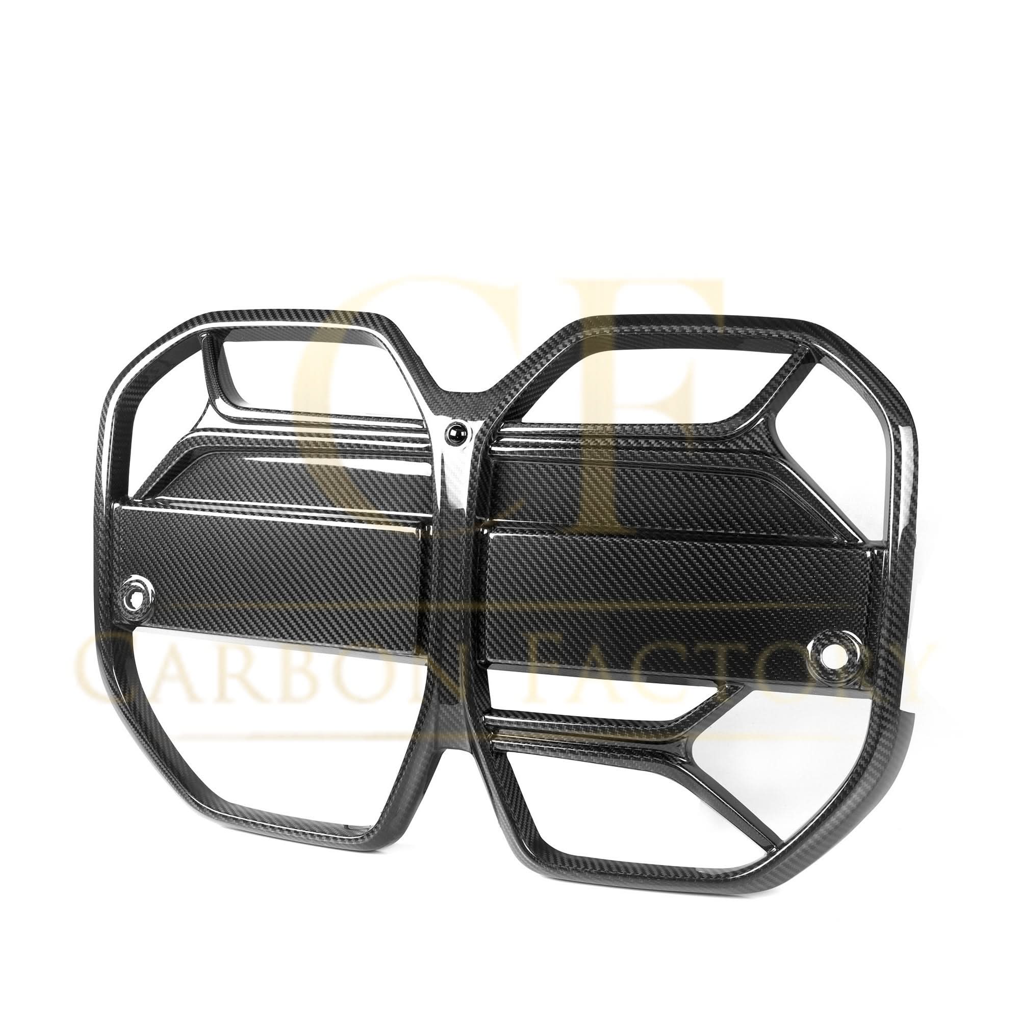 CSL Style Pre-Preg Carbon Fibre Front Grille for BMW 4 Series i4 21-25 - Carbon Factory
