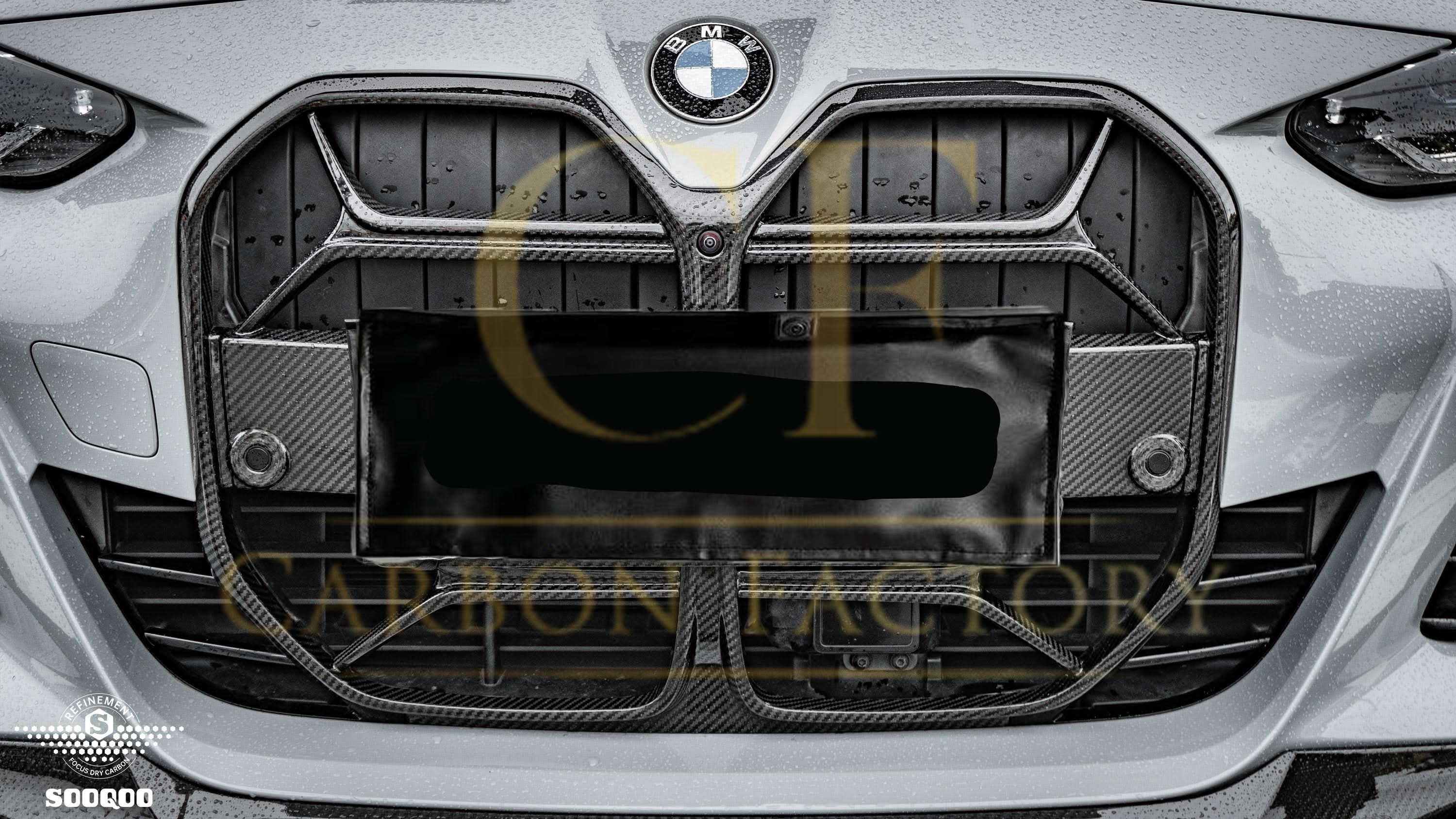 CSL Style Pre-Preg Carbon Front Grille for BMW 4 Series G26 20-Present - Carbon Factory