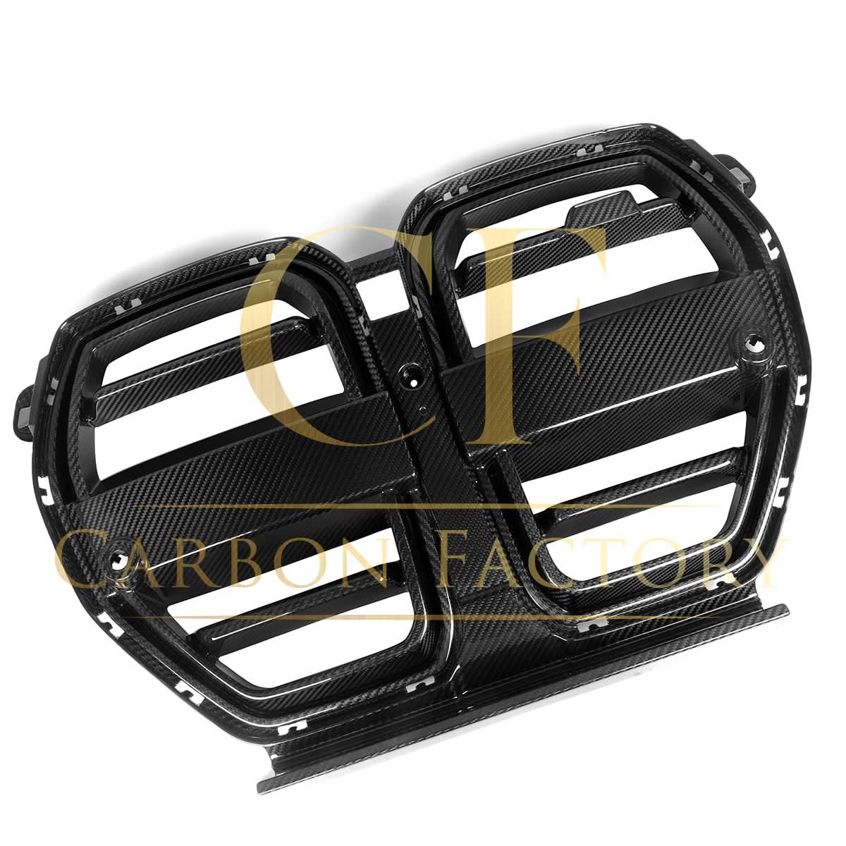 SQV Style Pre-Preg Carbon Fibre Front Grille for BMW G80 M3 G82 G83 M4 21-25 - Carbon Factory