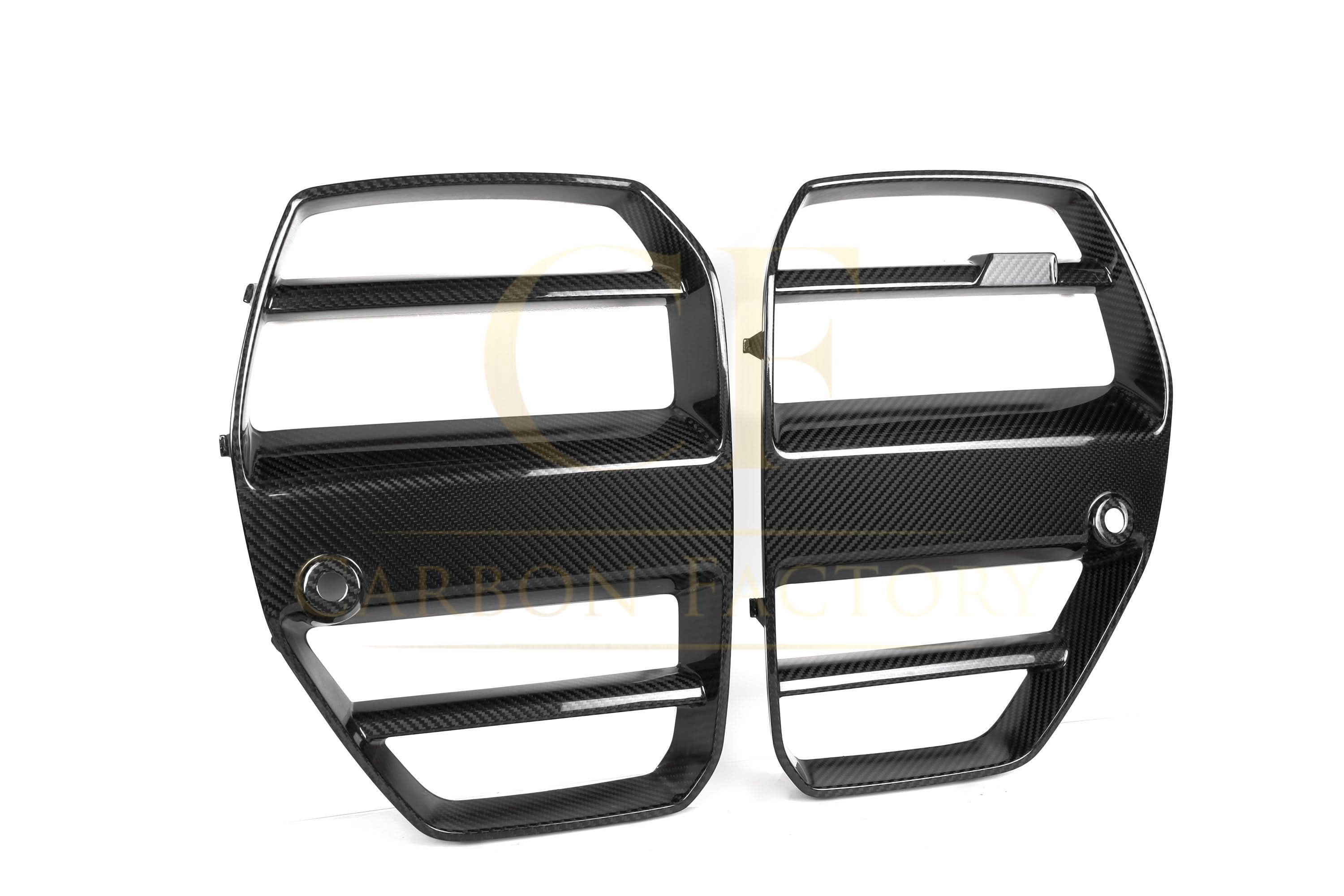 V Style Pre-Preg Carbon Fibre Front Grille for BMW G80 M3 G82 G83 M4 21-25 - Carbon Factory