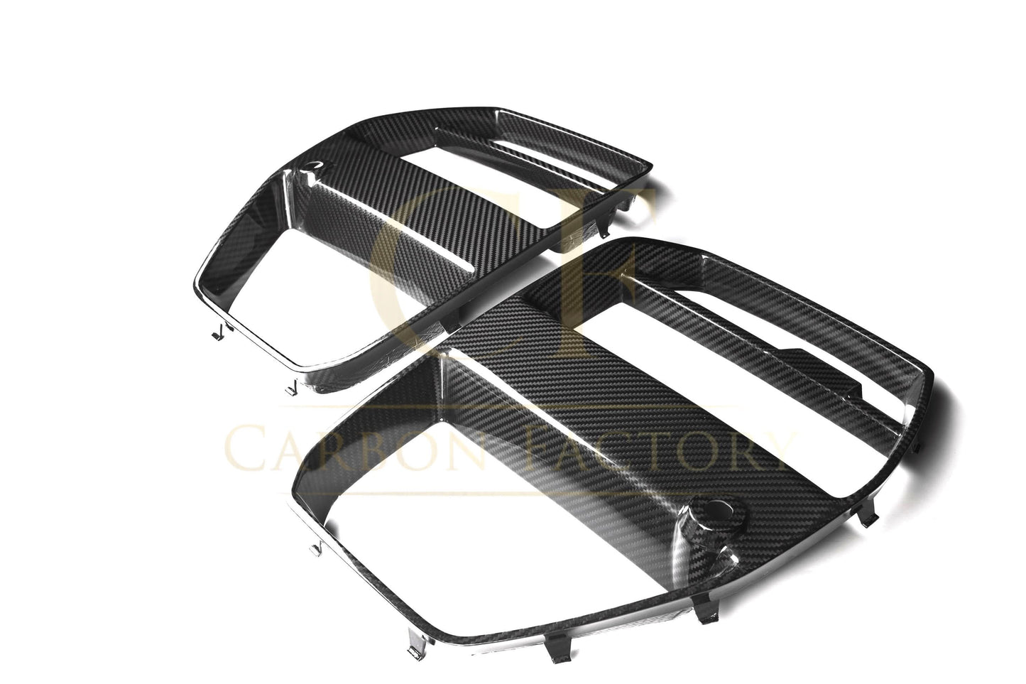 V Style Pre-Preg Carbon Fibre Front Grille for BMW G80 M3 G82 G83 M4 21-25 - Carbon Factory