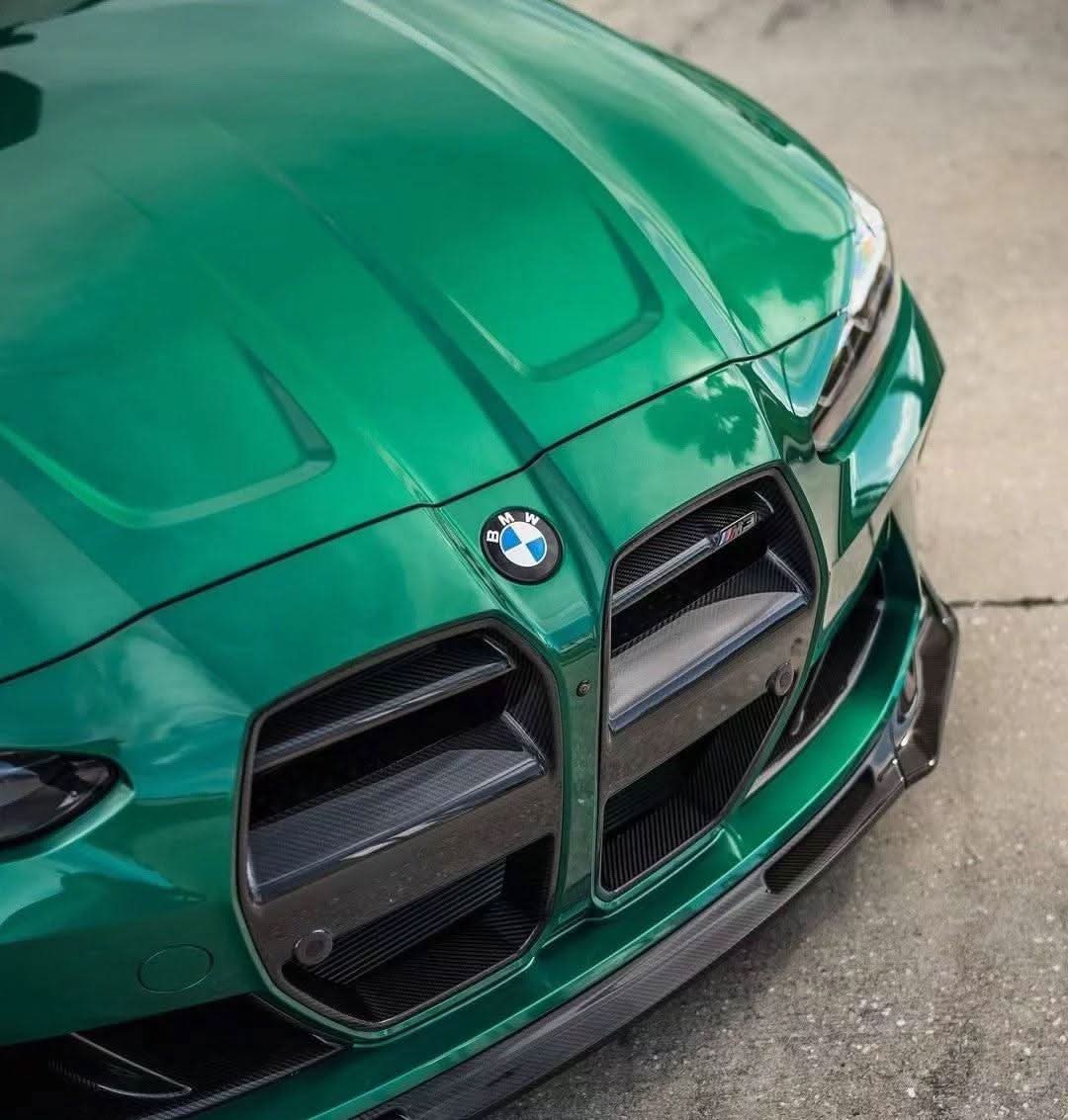 V Style Pre-Preg Carbon Fibre Front Grille for BMW G80 M3 G82 G83 M4 21-25 - Carbon Factory