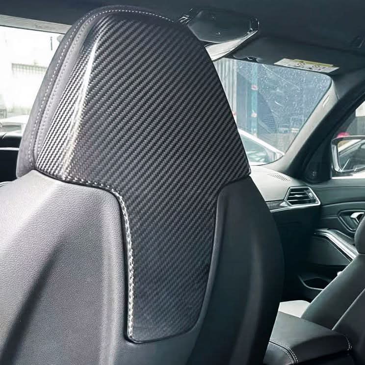 Pre-Preg Carbon Fibre Seat Covers for BMW G42 2 Series 21-24 - Carbon Factory