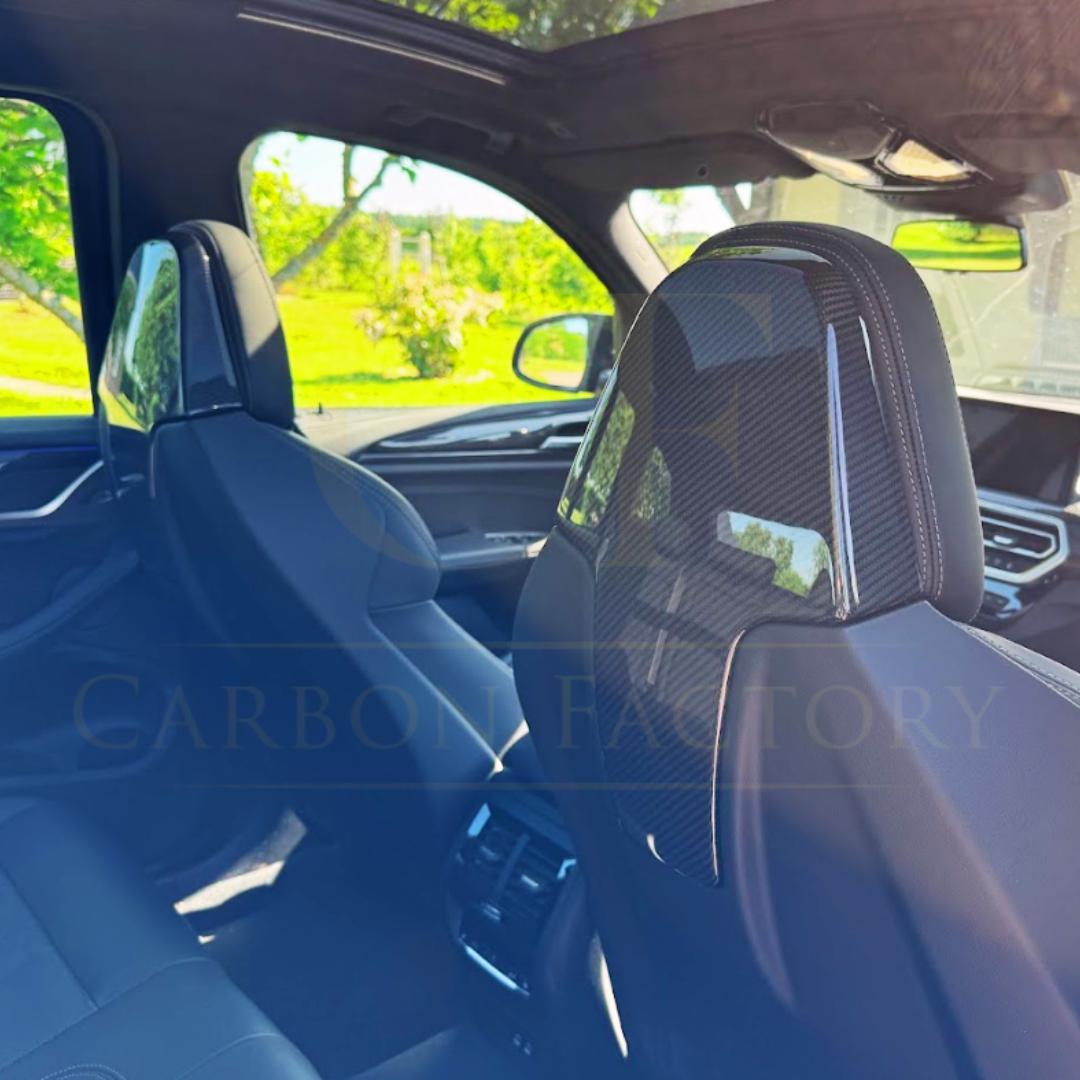 Pre-Preg Carbon Fibre Seat Covers for BMW G80 M3 F91 F92 F93 M8 21-24 - Carbon Factory
