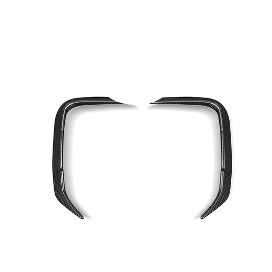 SQ Style Pre-Preg Carbon Fibre Rear Side Canards for BMW F98 X4M LCI - Carbon Factory