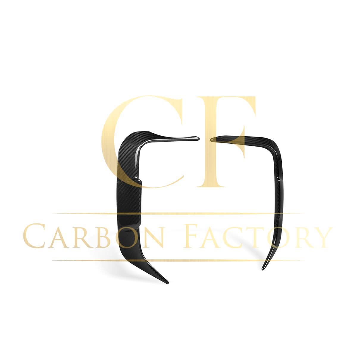 SQ Style Pre-Preg Carbon Fibre Rear Side Canards for BMW F98 X4M LCI - Carbon Factory