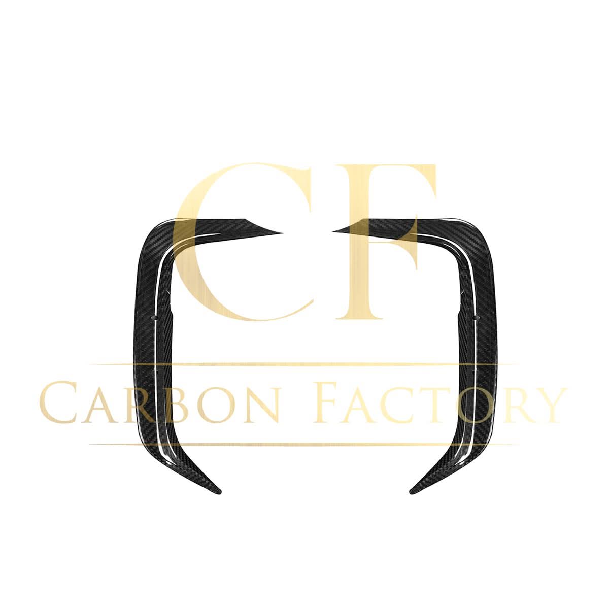 SQ Style Pre-Preg Carbon Fibre Rear Side Canards for BMW F98 X4M LCI - Carbon Factory