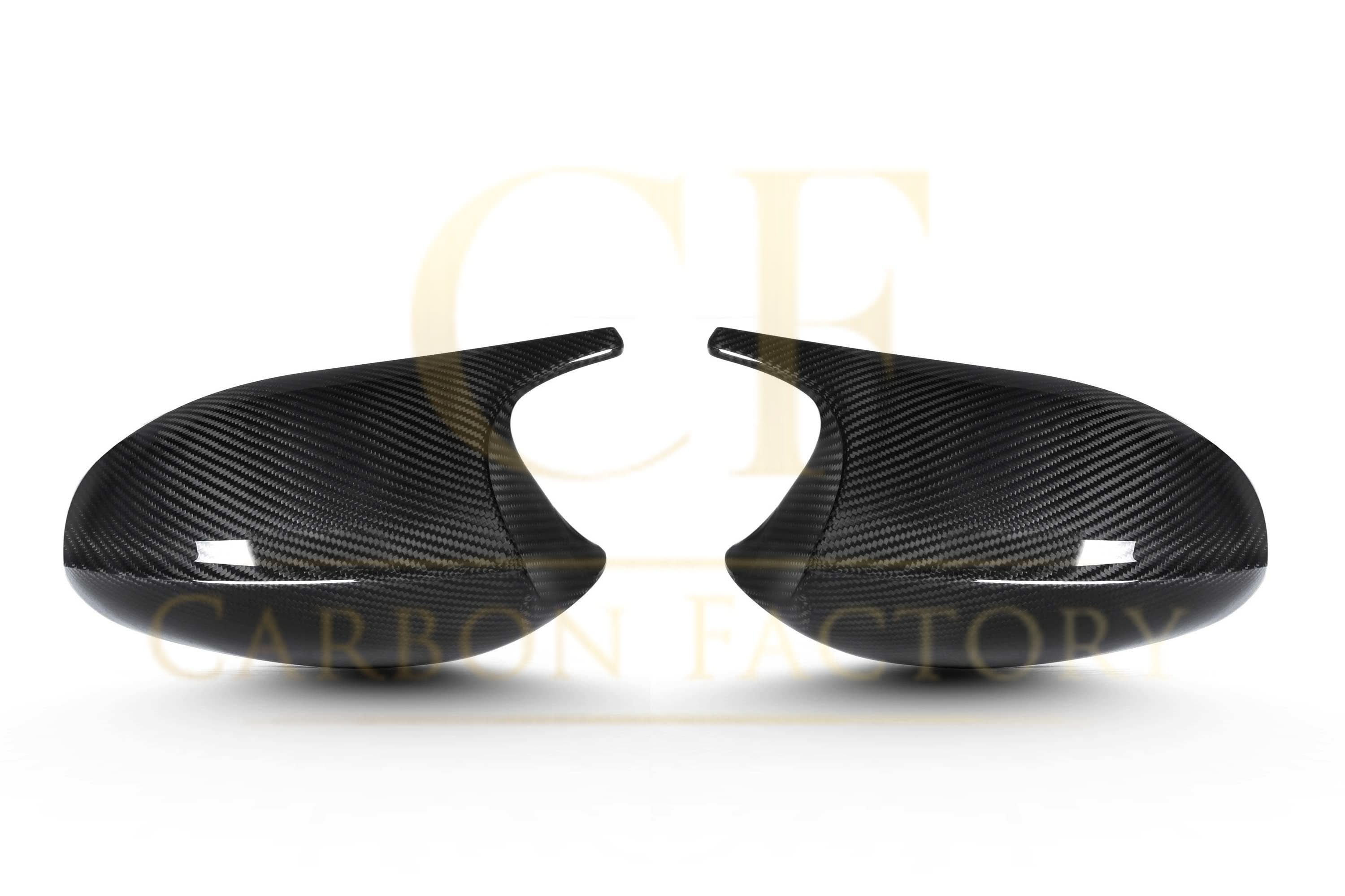 CF Style Pre-Preg Carbon Fibre Replacement Mirror Covers for BMW E81 E82 E87 E88 1 Series E90 E92 E93 3 Series Pre-LCI - Carbon Factory