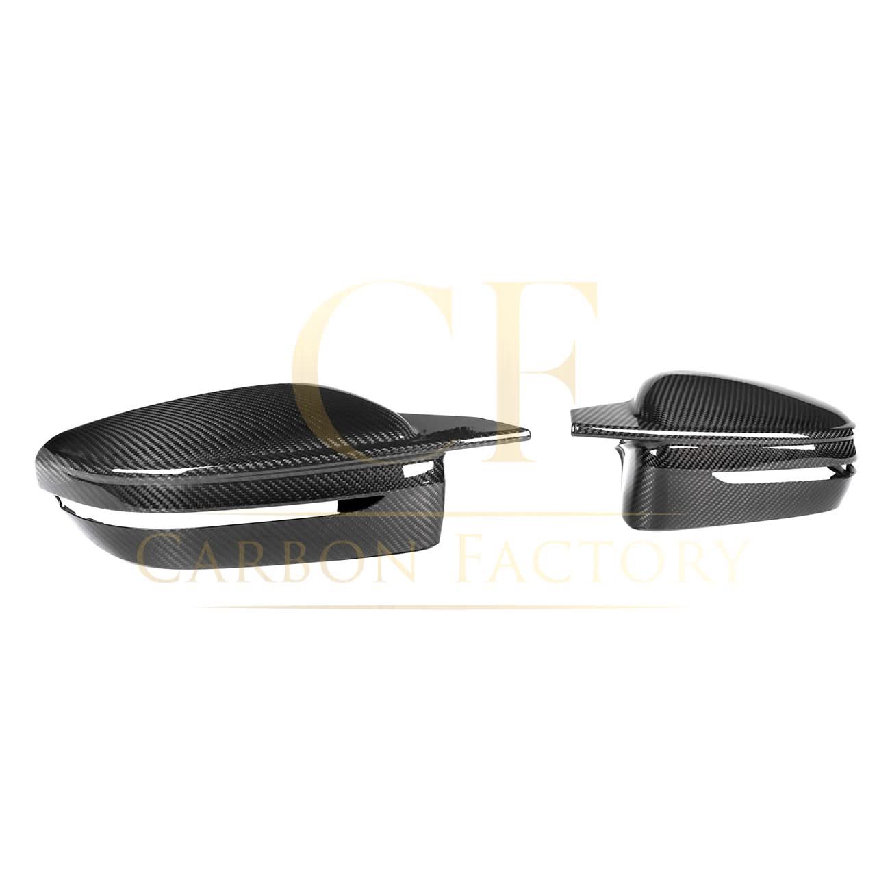 CF Style Pre-Preg Carbon Fibre Replacement Mirror Covers for BMW G22 G23 G26 4 Series i4 LHD 20-25 - Carbon Factory