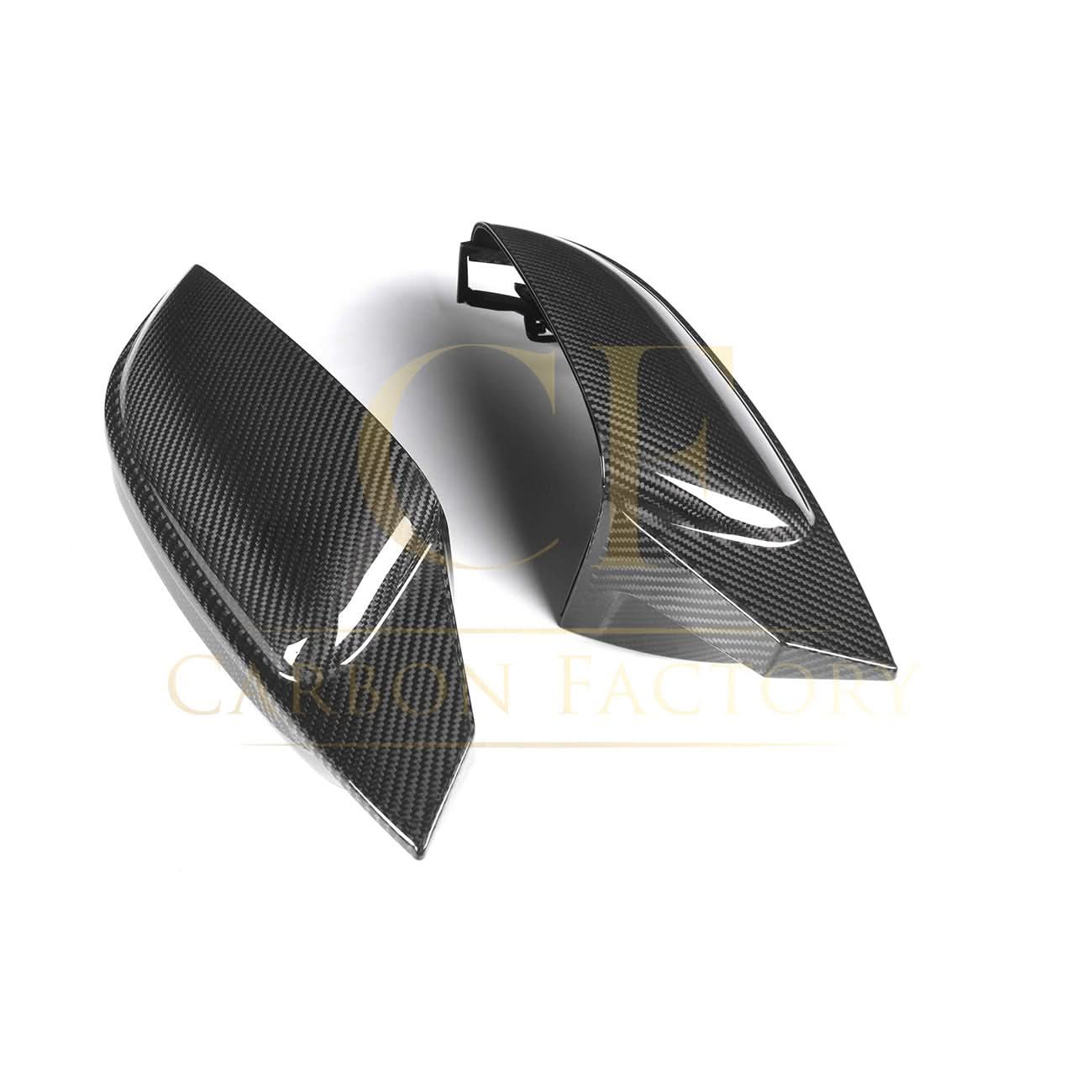 CF Style Pre-Preg Carbon Fibre Replacement Mirror Covers for BMW G22 G23 G26 4 Series i4 LHD 20-25 - Carbon Factory