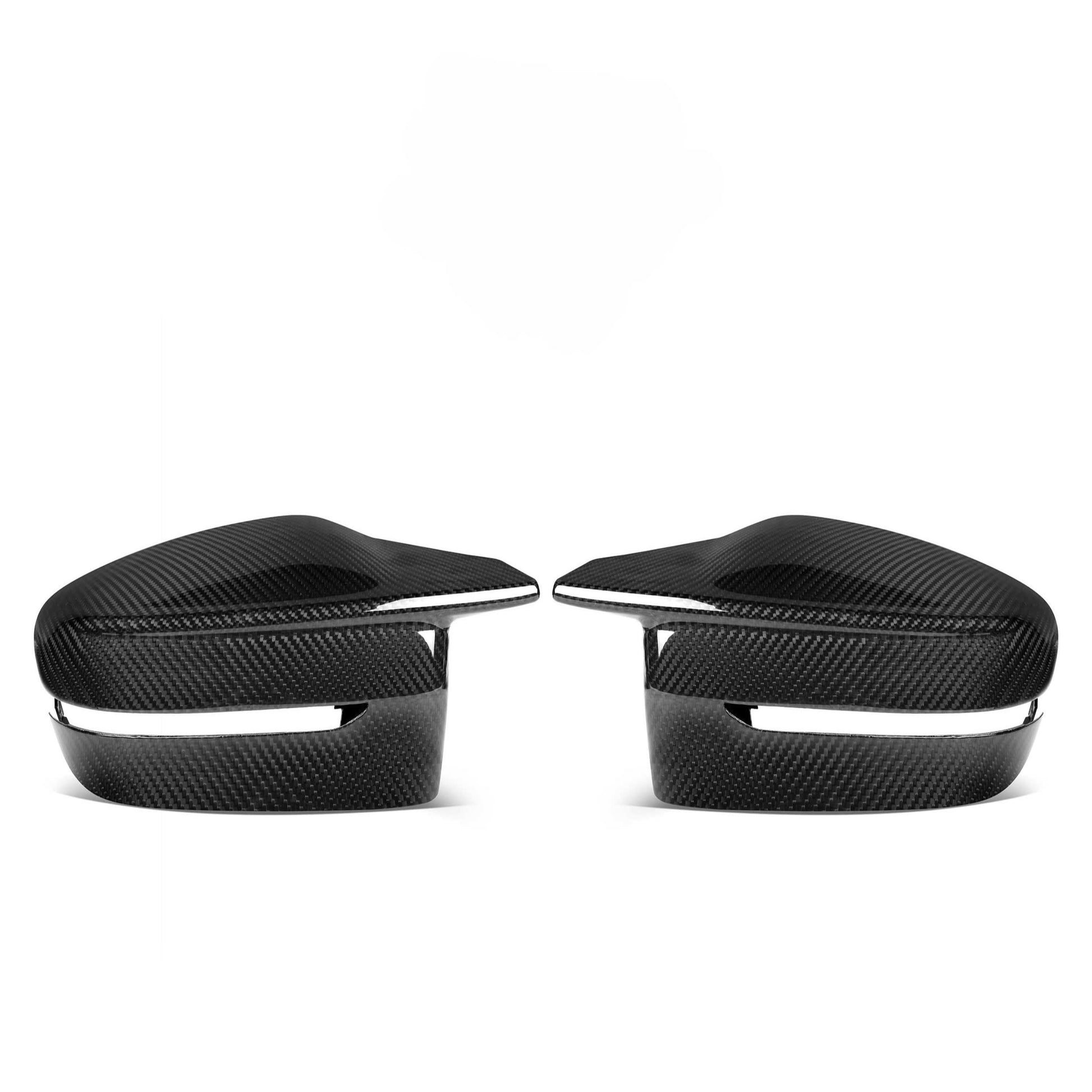 CF Style Pre-Preg Carbon Fibre Replacement Mirror Covers for BMW G22 G23 G26 4 Series i4 RHD 20-25 - Carbon Factory