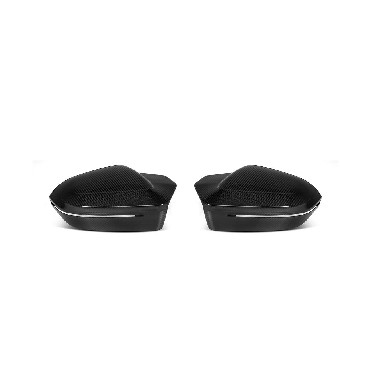 M5 Style Pre-Preg Carbon Fibre Replacement Mirror Covers for BMW G60 5 Series LHD 23-Present - Carbon Factory