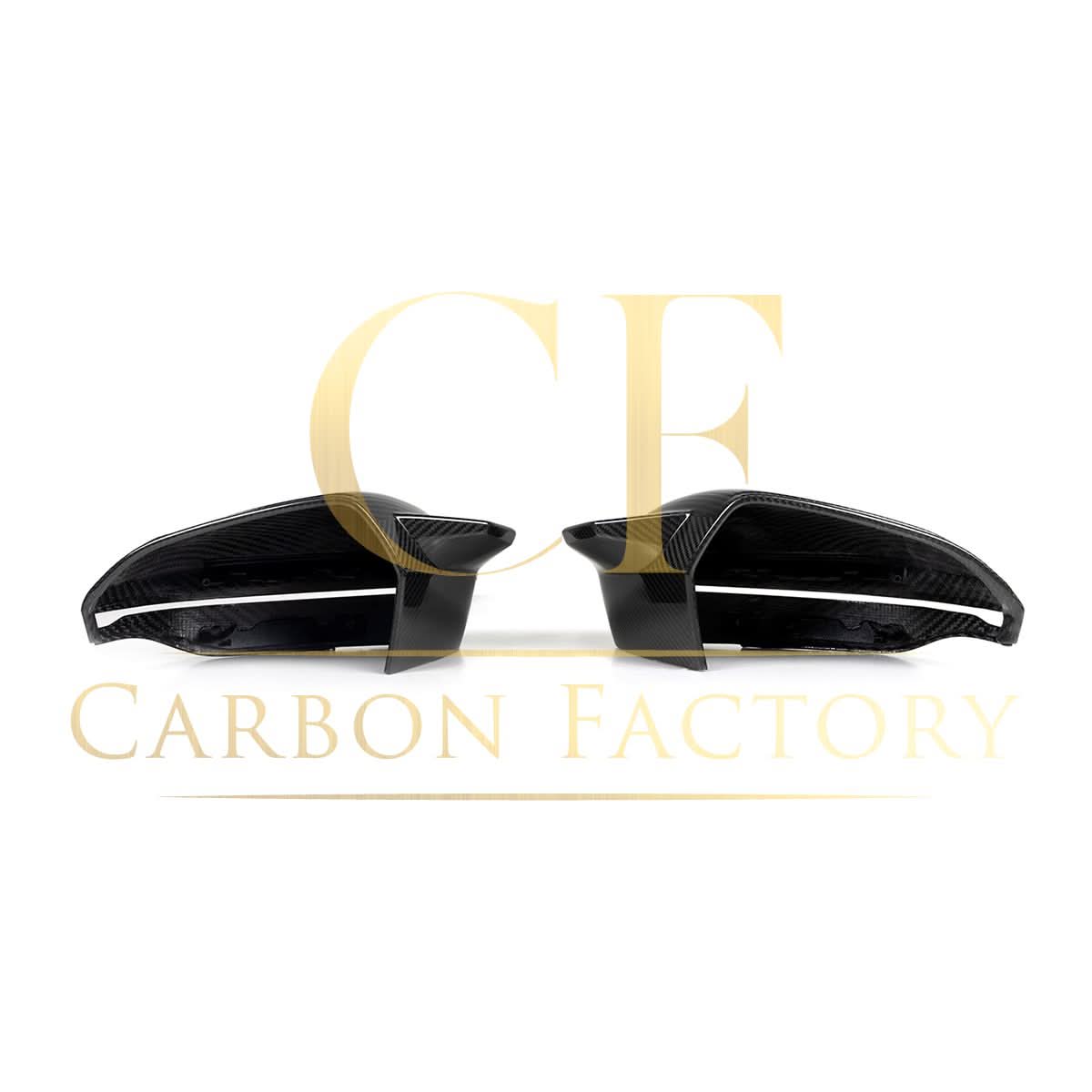 M5 Style Pre-Preg Carbon Fibre Replacement Mirror Covers for BMW G60 5 Series LHD 23-Present - Carbon Factory
