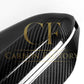 M5 Style Pre-Preg Carbon Fibre Replacement Mirror Covers for BMW G60 5 Series LHD 23-Present - Carbon Factory