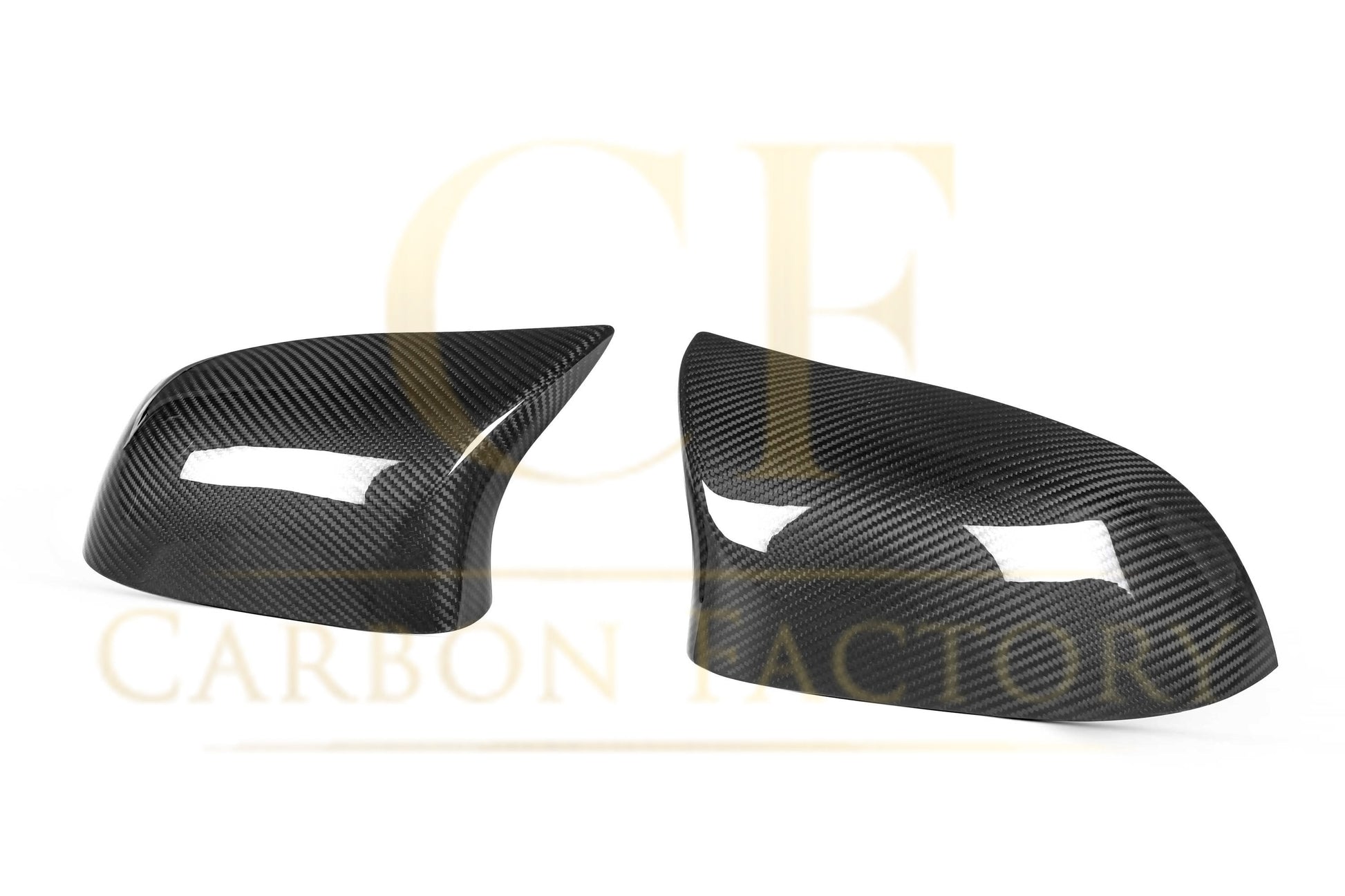MP Style Pre-Preg Carbon Fibre Replacement Mirror Covers for BMW F25 X3 F26 X4 F15 X5 F16 X6 14-18 - Carbon Factory