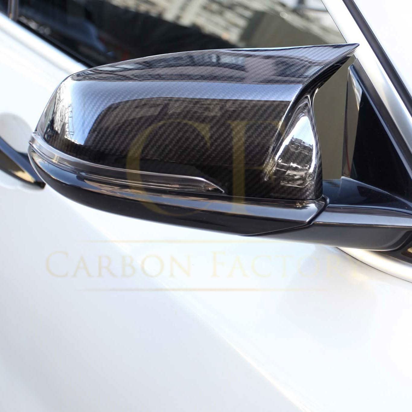 MP Style Pre-Preg Carbon Fibre Replacement Mirror Covers for BMW F39 X2 19-24 - Carbon Factory