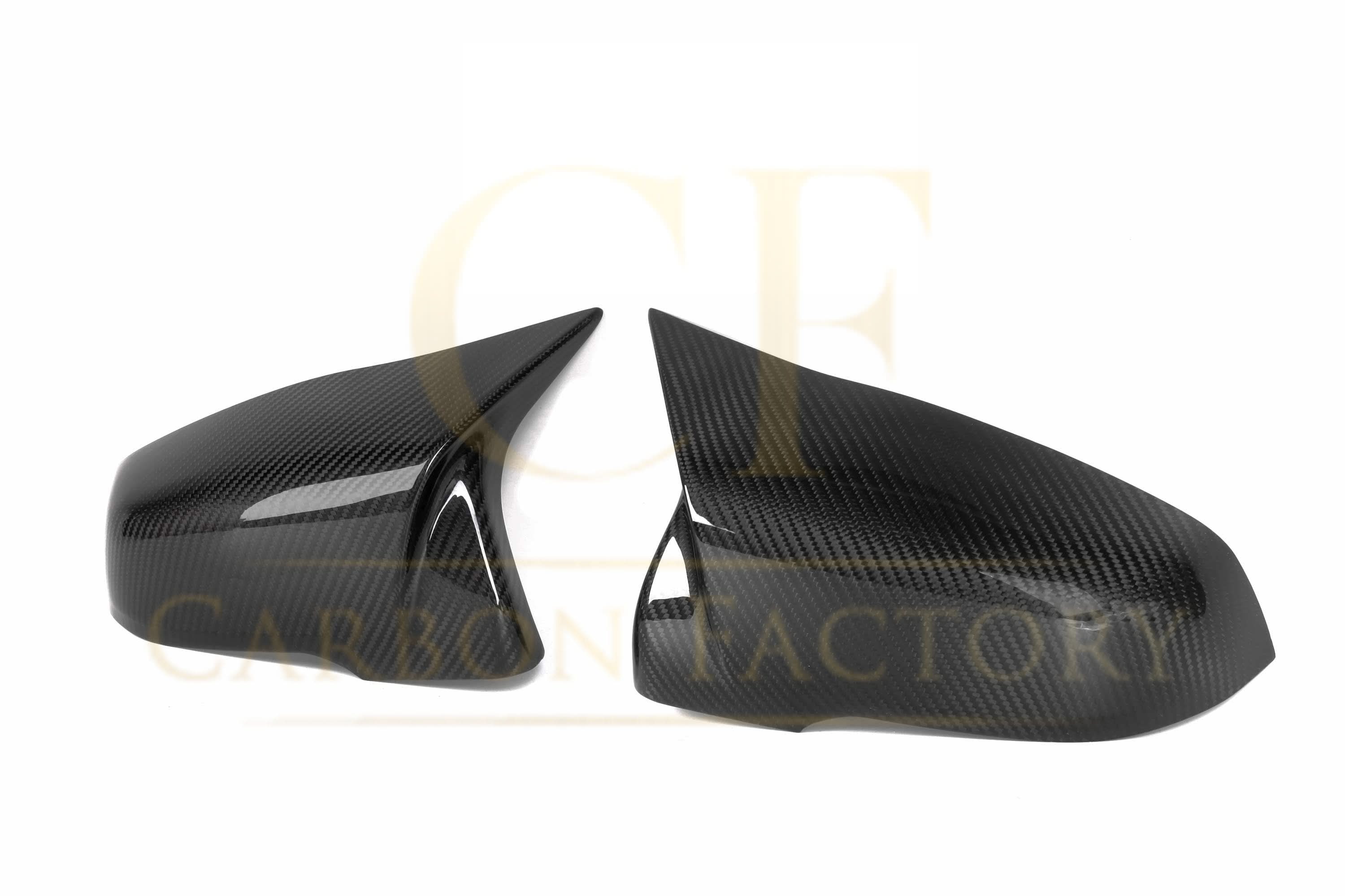 MP Style Pre-Preg Carbon Fibre Replacement Mirror Covers for BMW F40 1 Series 19-24 - Carbon Factory
