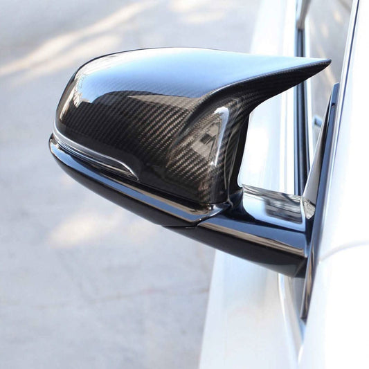 MP Style Pre-Preg Carbon Fibre Replacement Mirror Covers for BMW F48 F49 X1 19-24 - Carbon Factory