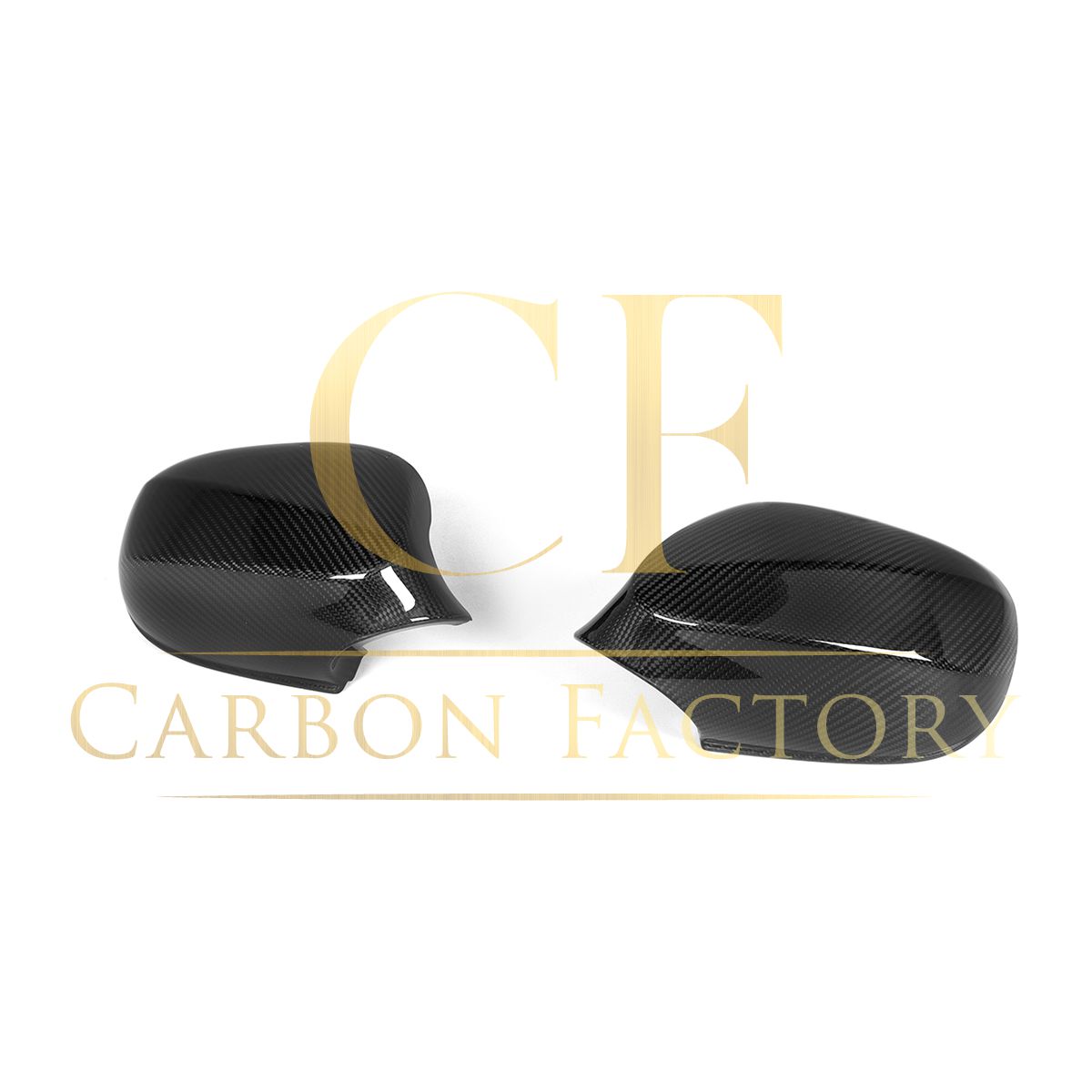 OEM Style Pre-Preg Carbon Fibre Replacement Mirror Covers for BMW E81 E82 E87 E88 1 Series E90 E92 E93 3 Series LCI - Carbon Factory