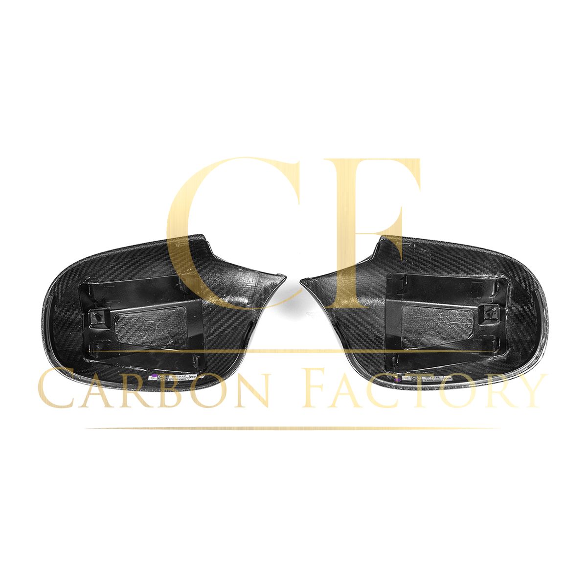 OEM Style Pre-Preg Carbon Fibre Replacement Mirror Covers for BMW E81 E82 E87 E88 1 Series E90 E92 E93 3 Series LCI - Carbon Factory