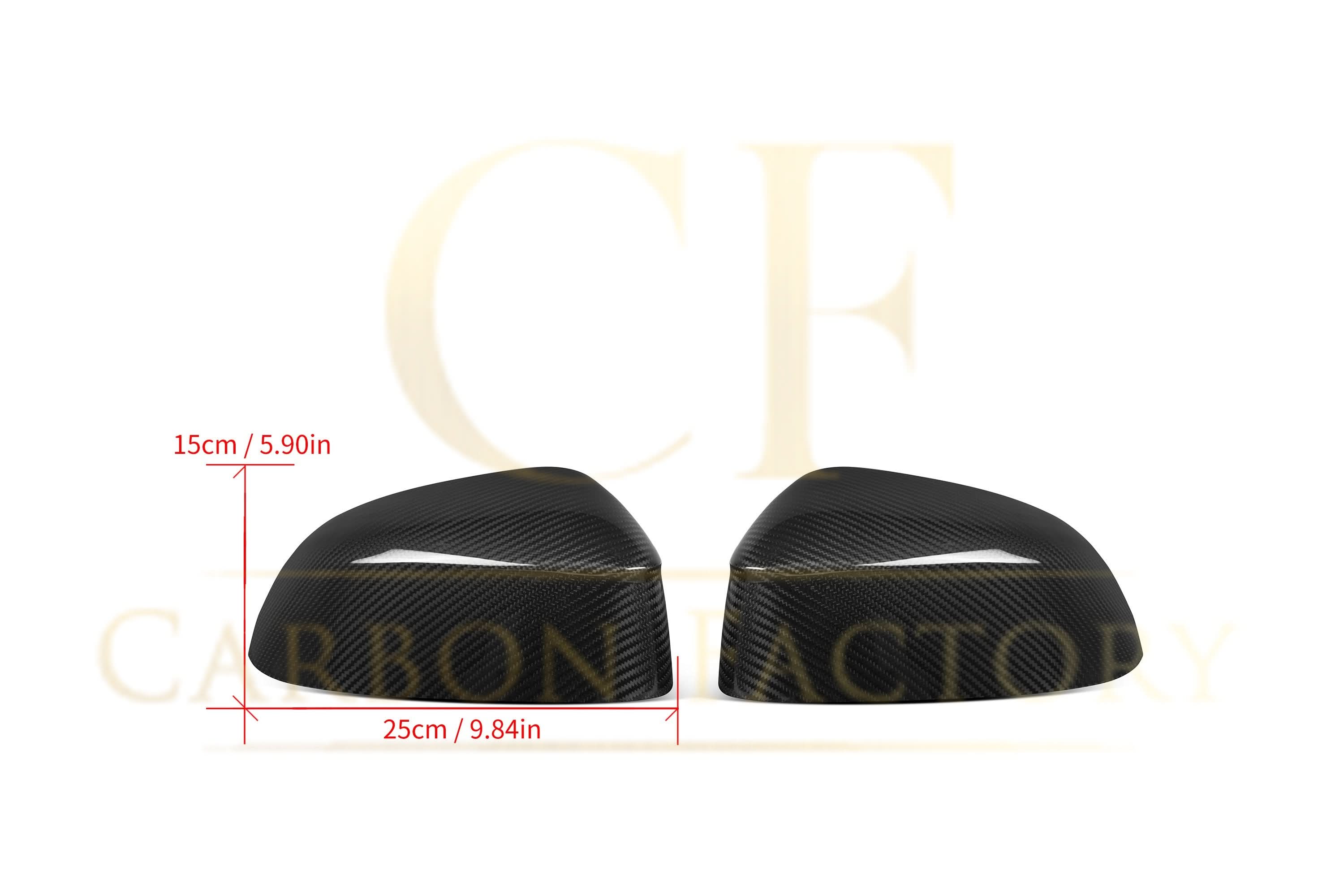 OEM Style Pre-Preg Carbon Fibre Replacement Mirror Covers for BMW G02 X4 G05 X5 19-25 - Carbon Factory