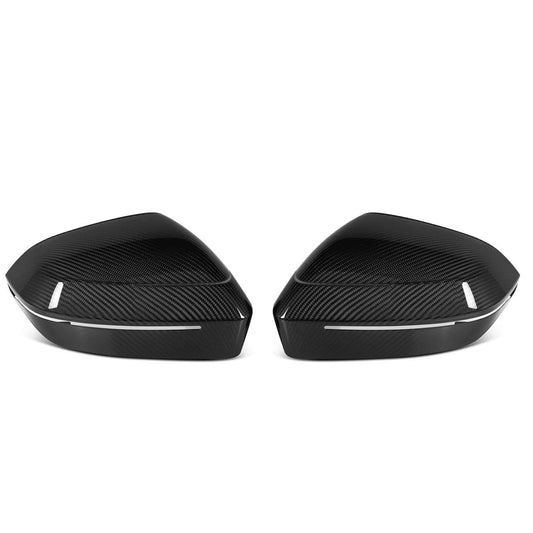 OEM Style Pre-Preg Carbon Fibre Replacement Mirror Covers for BMW G60 5 Series LHD 23-Present - Carbon Factory