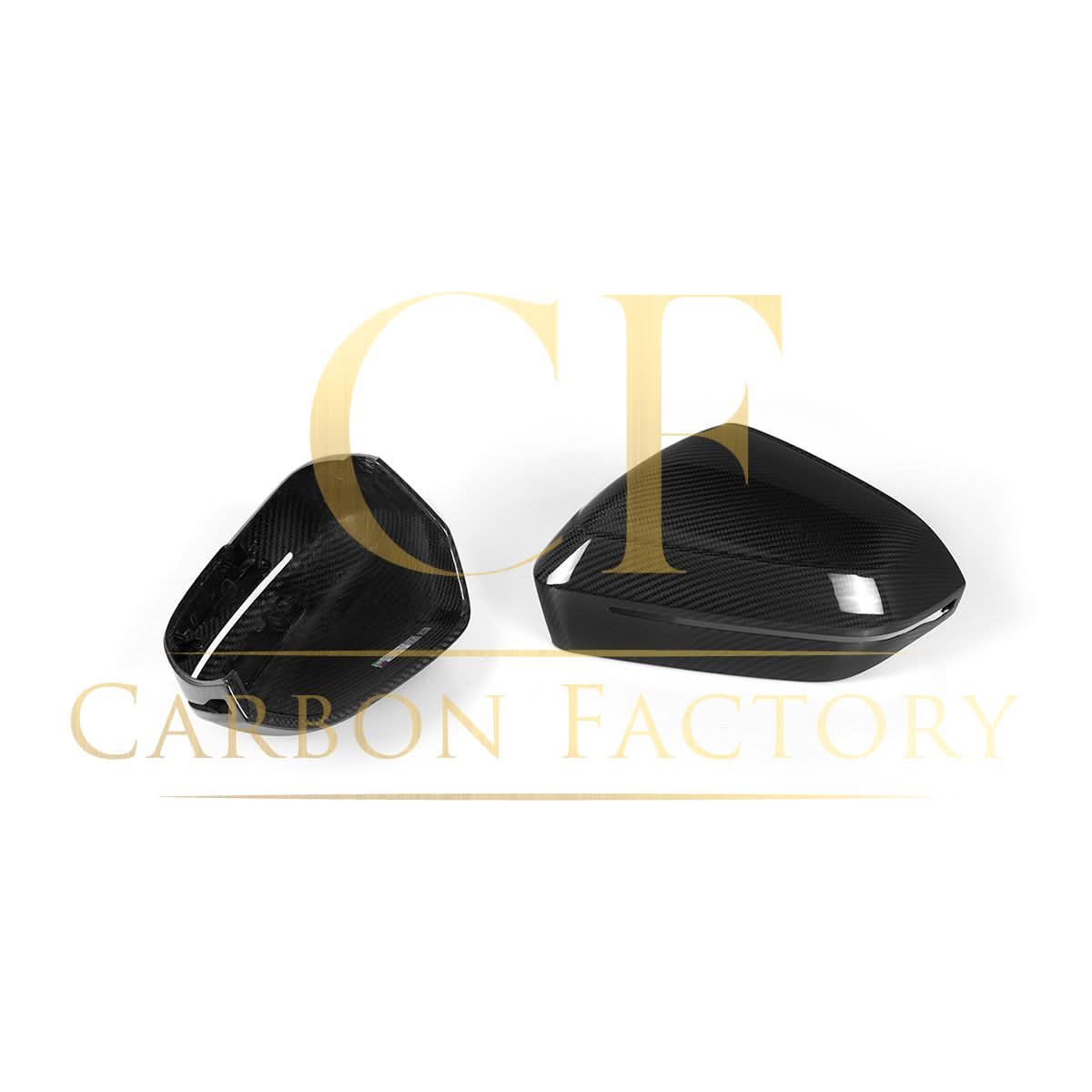 OEM Style Pre-Preg Carbon Fibre Replacement Mirror Covers for BMW G60 5 Series LHD 23-Present - Carbon Factory