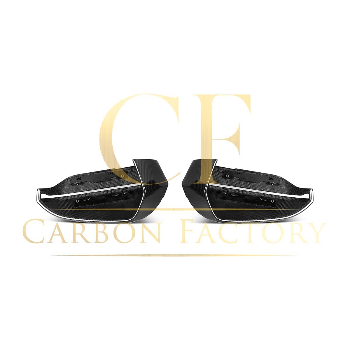 OEM Style Pre-Preg Carbon Fibre Replacement Mirror Covers for BMW G60 5 Series LHD 23-Present - Carbon Factory