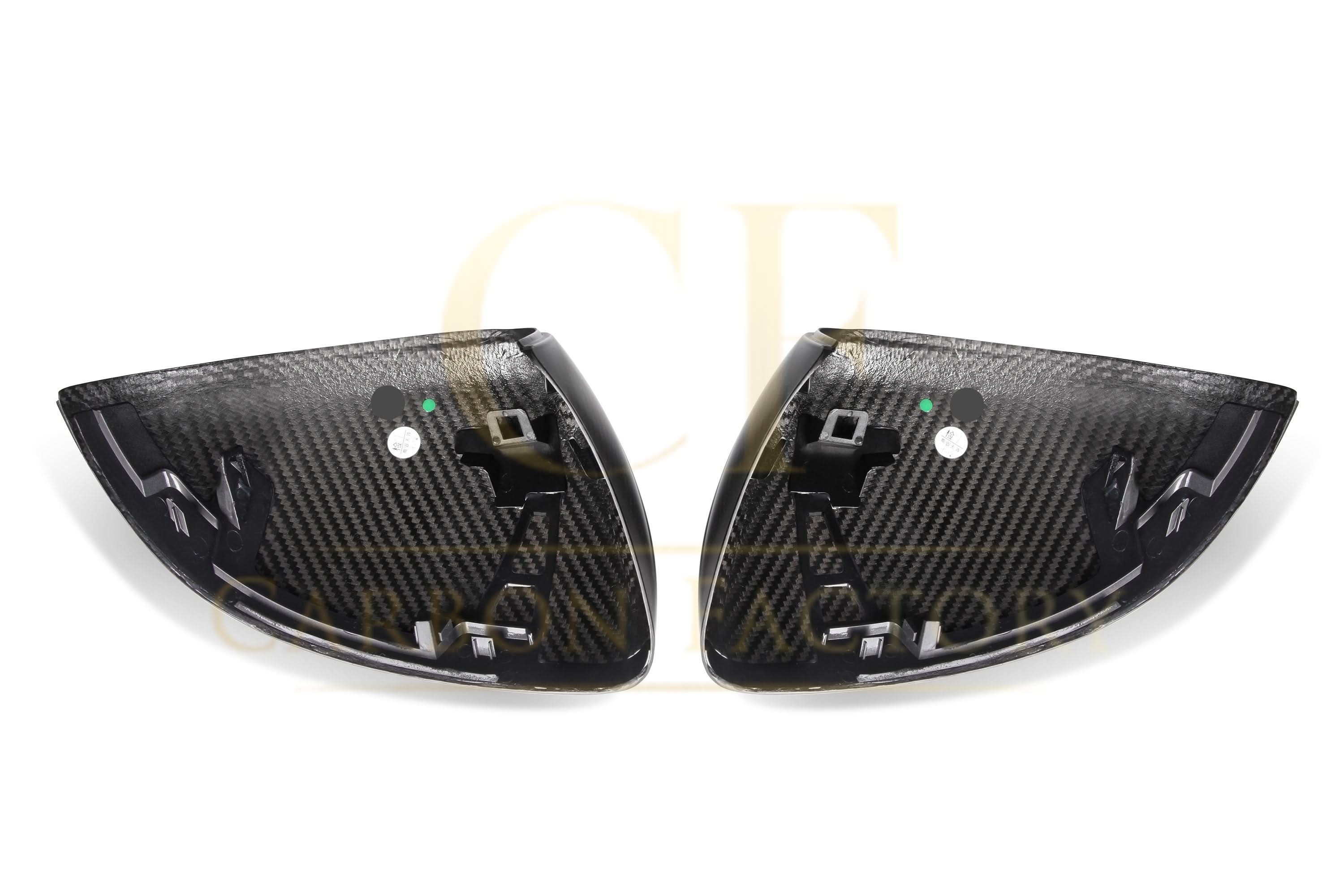 OEM Style Pre-Preg Carbon Fibre Replacement Mirror Covers for Mercedes Benz W206 C Class W223 S Class 21-Present - Carbon Factory