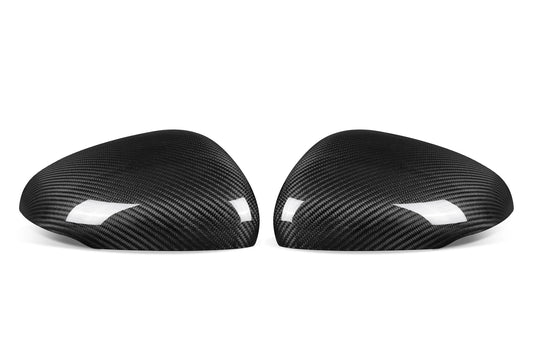 Pre-Preg Carbon Fibre Replacement Mirror Covers for Mercedes Benz W177 A Class CLA 19-Present - Carbon Factory