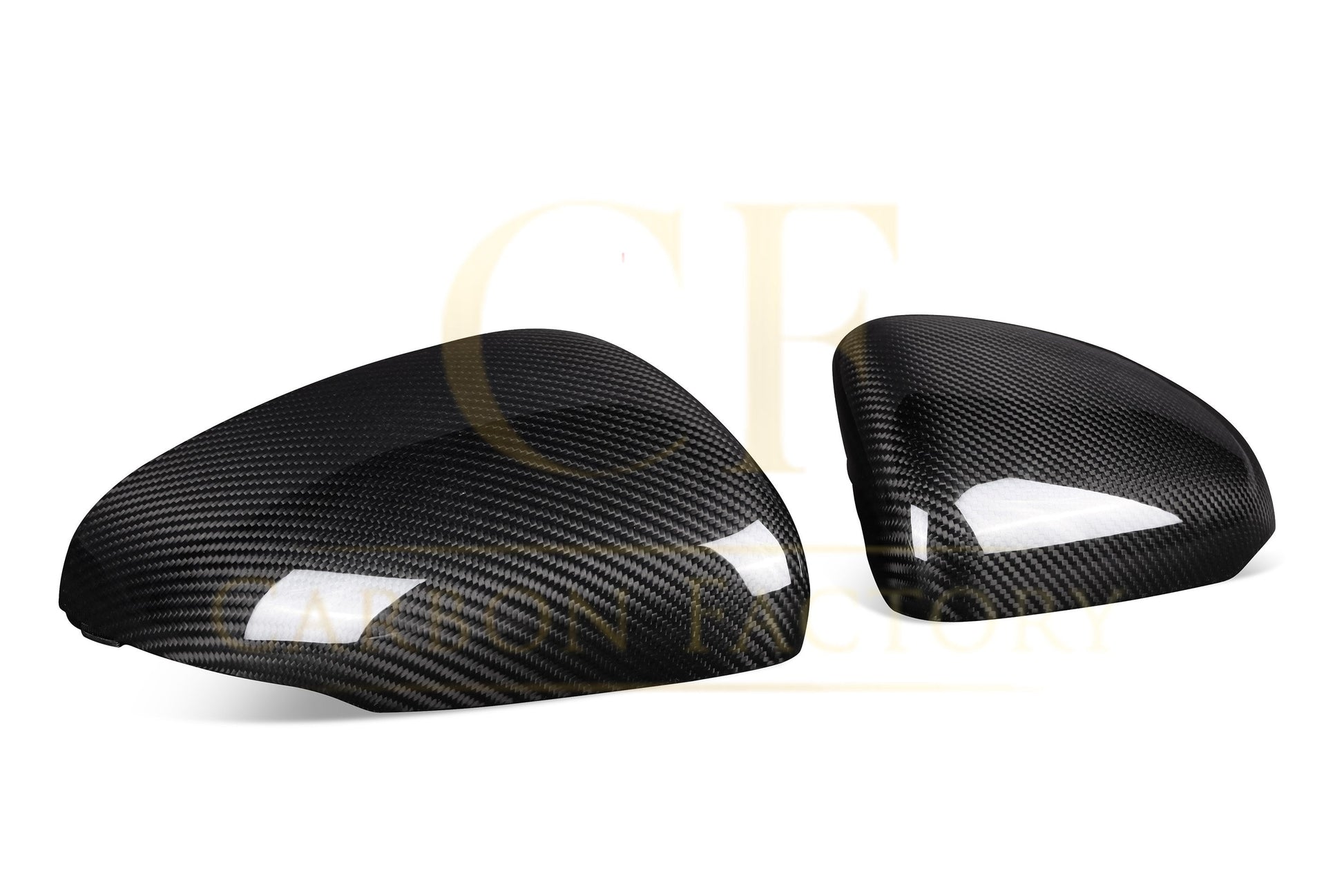 Pre-Preg Carbon Fibre Replacement Mirror Covers for Mercedes Benz W177 A Class CLA 19-Present - Carbon Factory