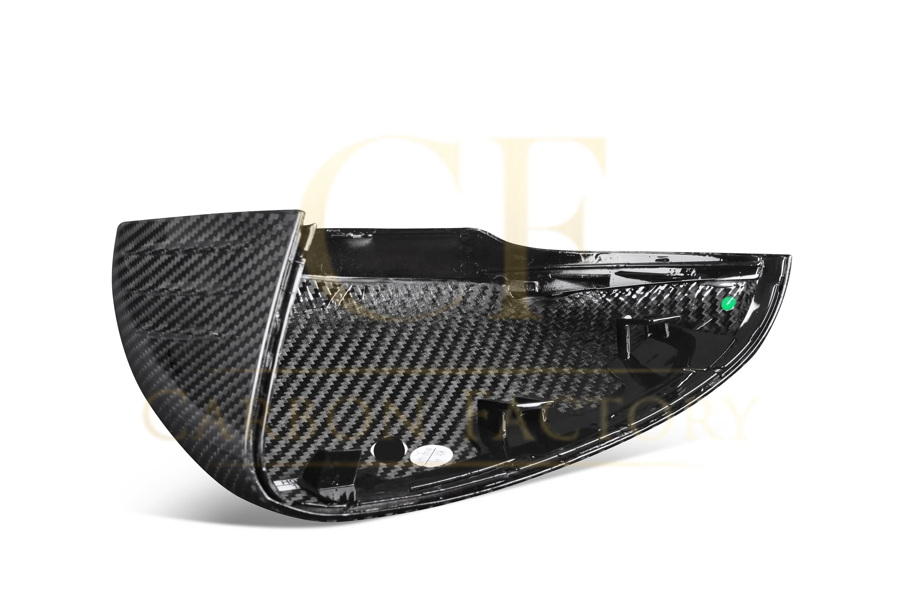 Pre-Preg Carbon Fibre Replacement Mirror Covers for Mercedes Benz W177 A Class CLA 19-Present - Carbon Factory
