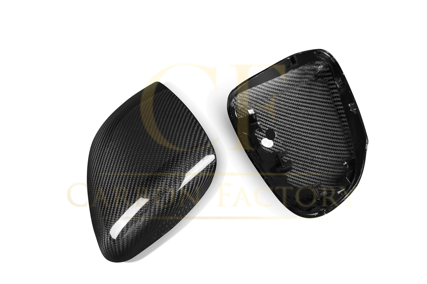 Pre-Preg Carbon Fibre Replacement Mirror Covers for Mercedes Benz W177 A Class CLA 19-Present - Carbon Factory