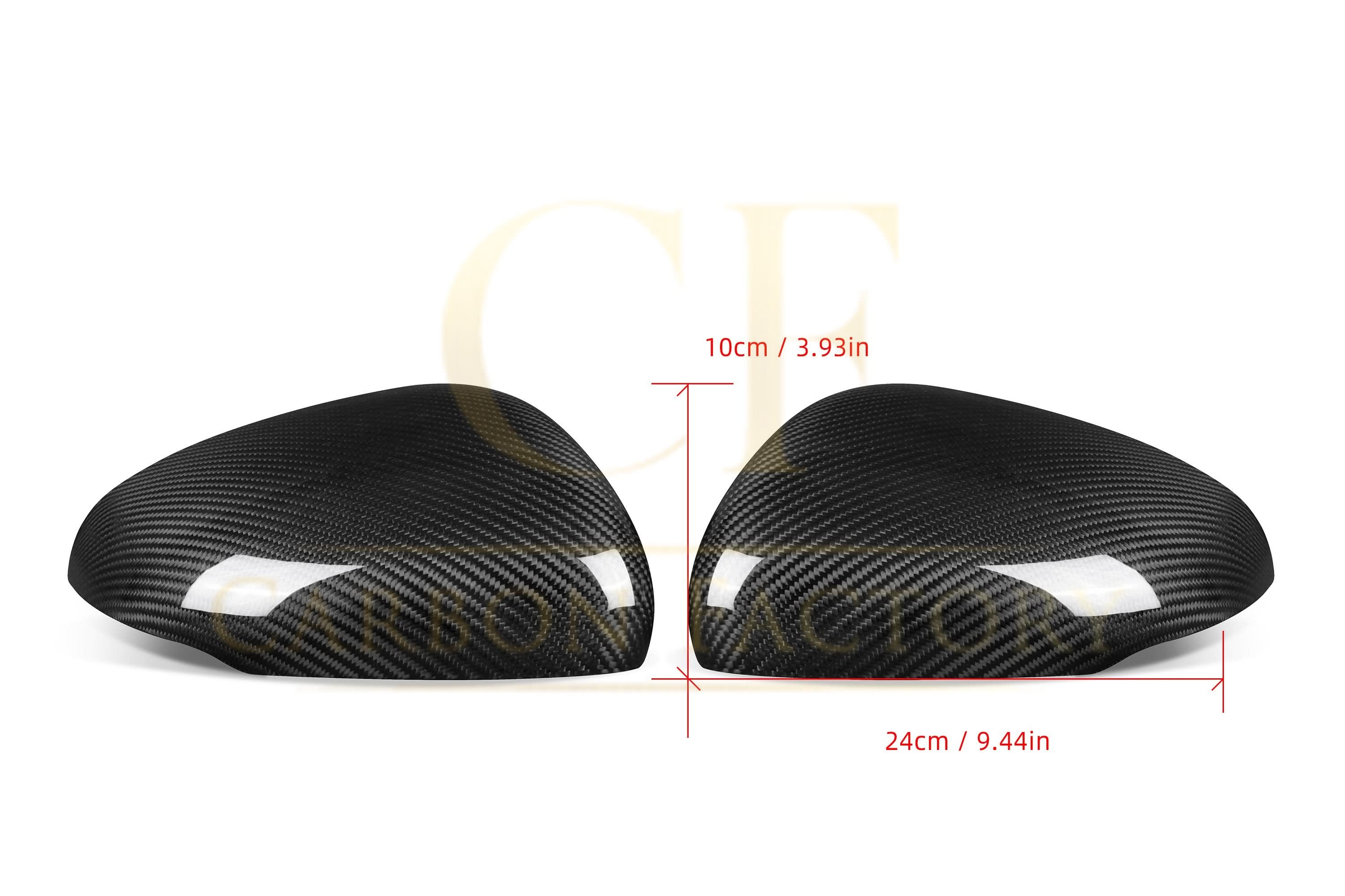 Pre-Preg Carbon Fibre Replacement Mirror Covers for Mercedes Benz W177 A Class CLA 19-Present - Carbon Factory