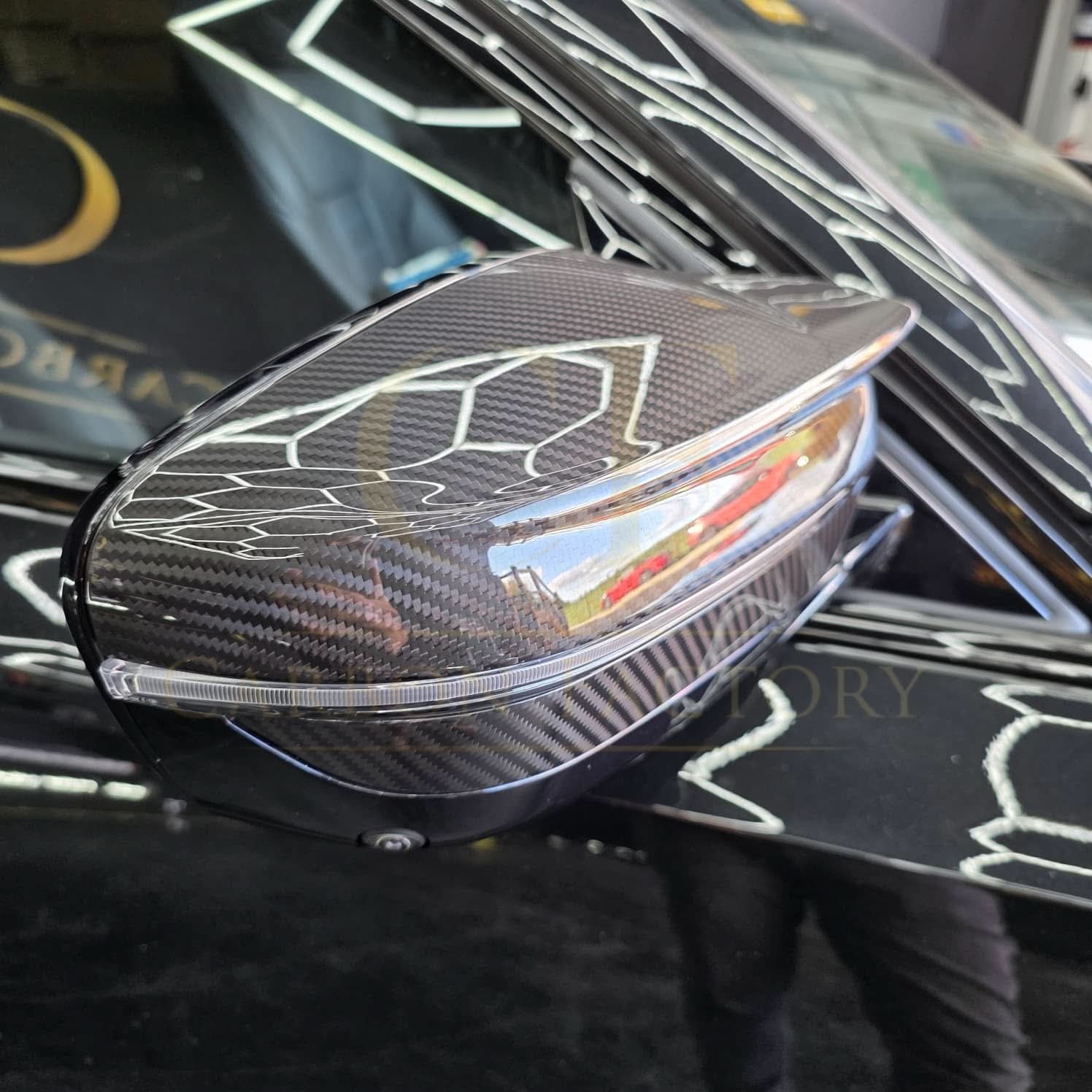 Pre-Preg Carbon Fibre Replacement Mirror Covers for BMW G87 M2 G80 M3 G82 G83 M4 20-Present - Carbon Factory