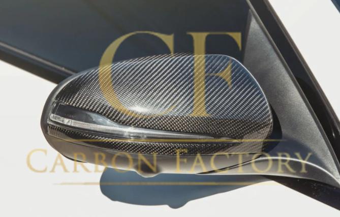Mercedes Benz W205 W213 W253 W222 Pre-preg Carbon Fibre Replacement Mirror Covers by Carbon Factory - Carbon Factory