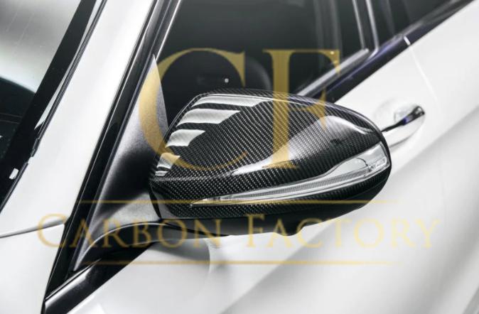 Mercedes Benz W205 W213 W253 W222 Pre-preg Carbon Fibre Replacement Mirror Covers by Carbon Factory - Carbon Factory