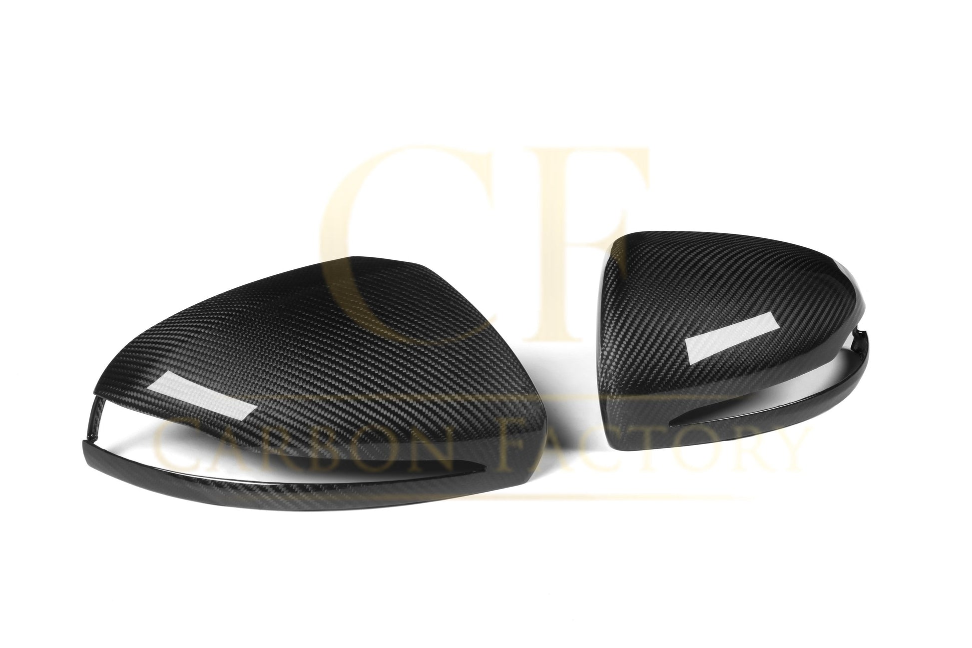 Mercedes Benz W205 W213 W253 W222 Pre-preg Carbon Fibre Replacement Mirror Covers by Carbon Factory - Carbon Factory
