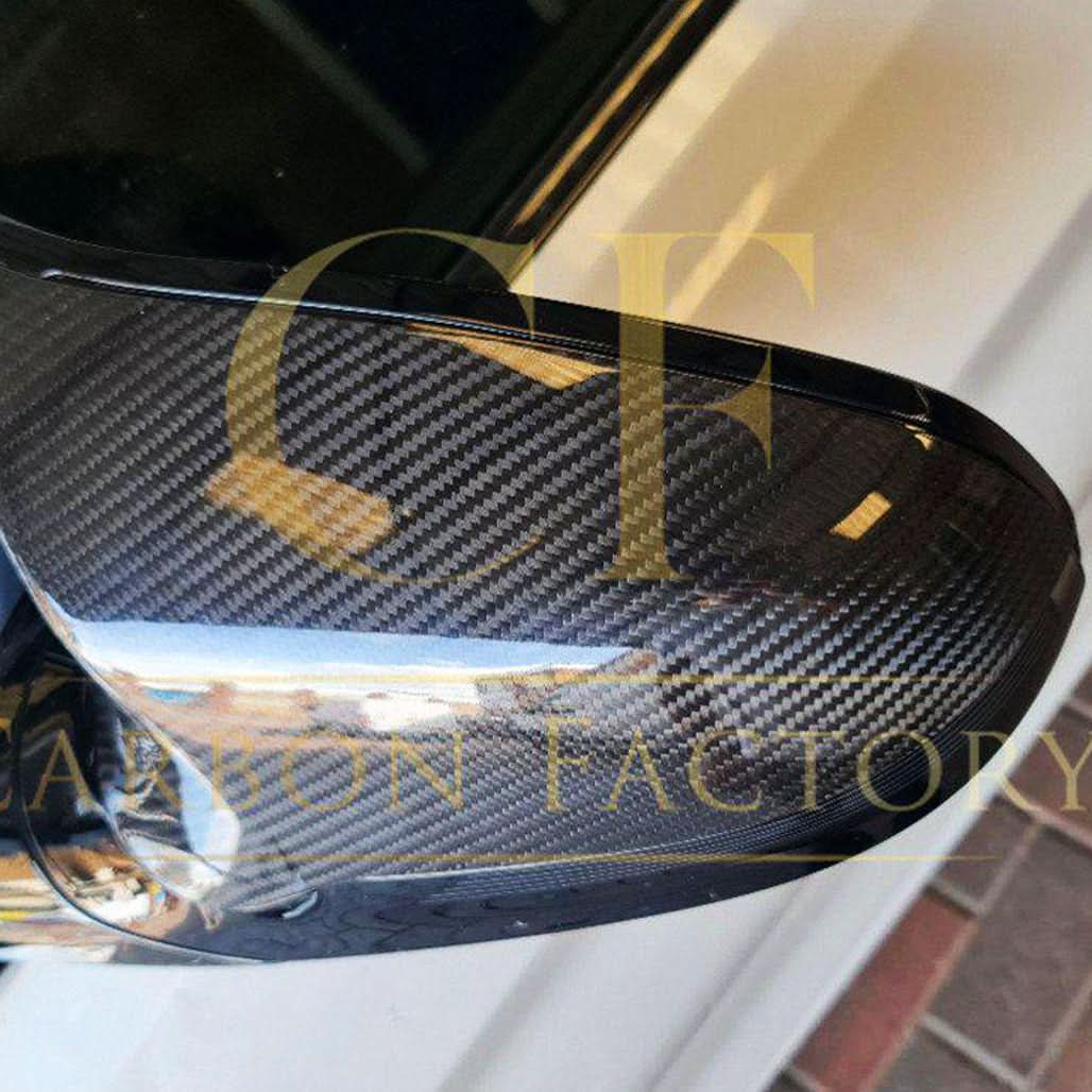 Pre-Preg Carbon fibre replacement mirror covers for BMW F80 F82 F83 M4 F87 M2 Comp, right-hand drive, sleek and durable design.
