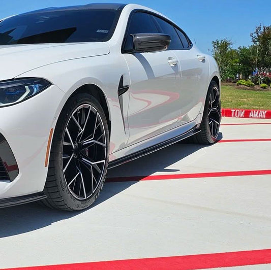 CF Style Pre-Preg Carbon Fibre Side Skirts for BMW G16 8 Series 20-Present - Carbon Factory