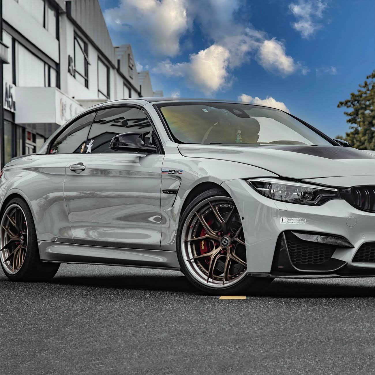 MP Style Pre-Preg Carbon Fibre Side Skirts Extension for BMW F80 M3 F82 F83 M4 14-20 - Carbon Factory