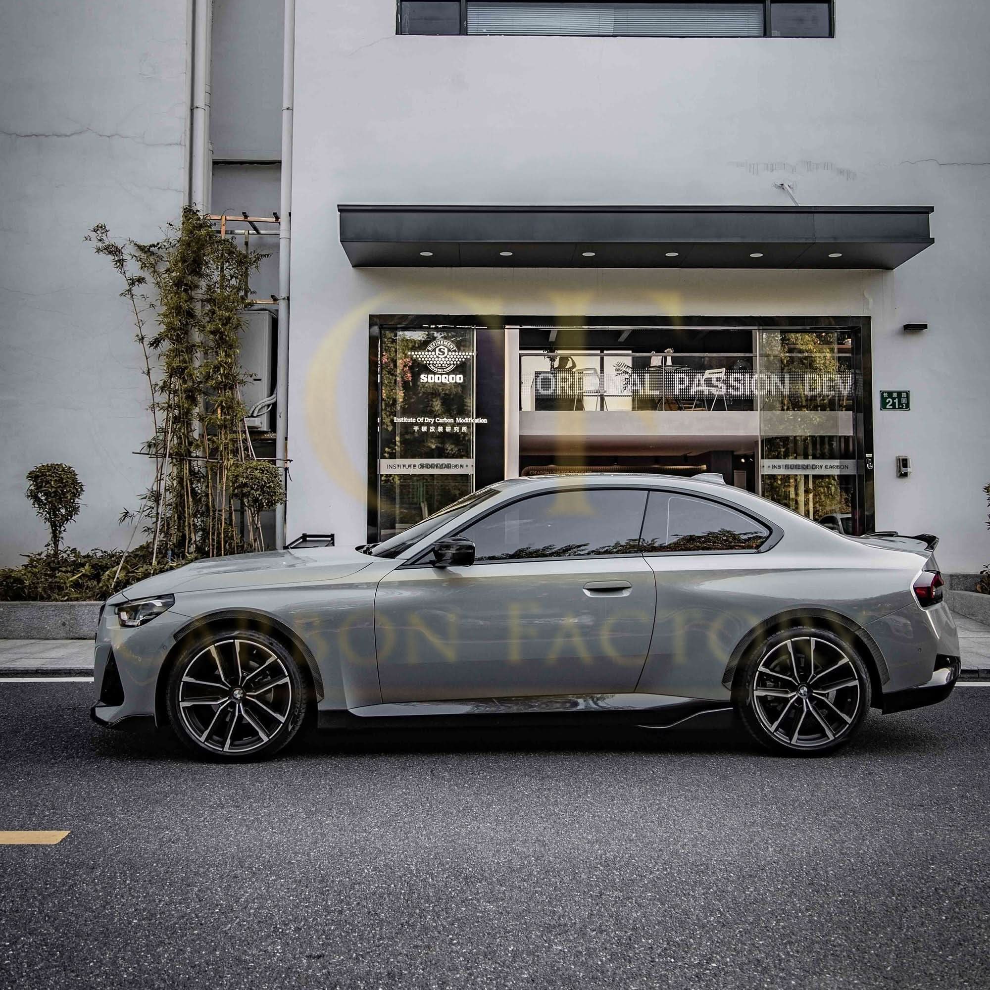 MP Style Pre-Preg Carbon Fibre Side Skirts for BMW 2 Series G42 Coupe 21-Present - Carbon Factory