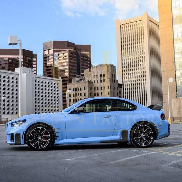 MP Style Pre-Preg Carbon Fibre Side Skirts for BMW G87 M2 23-Present - Carbon Factory