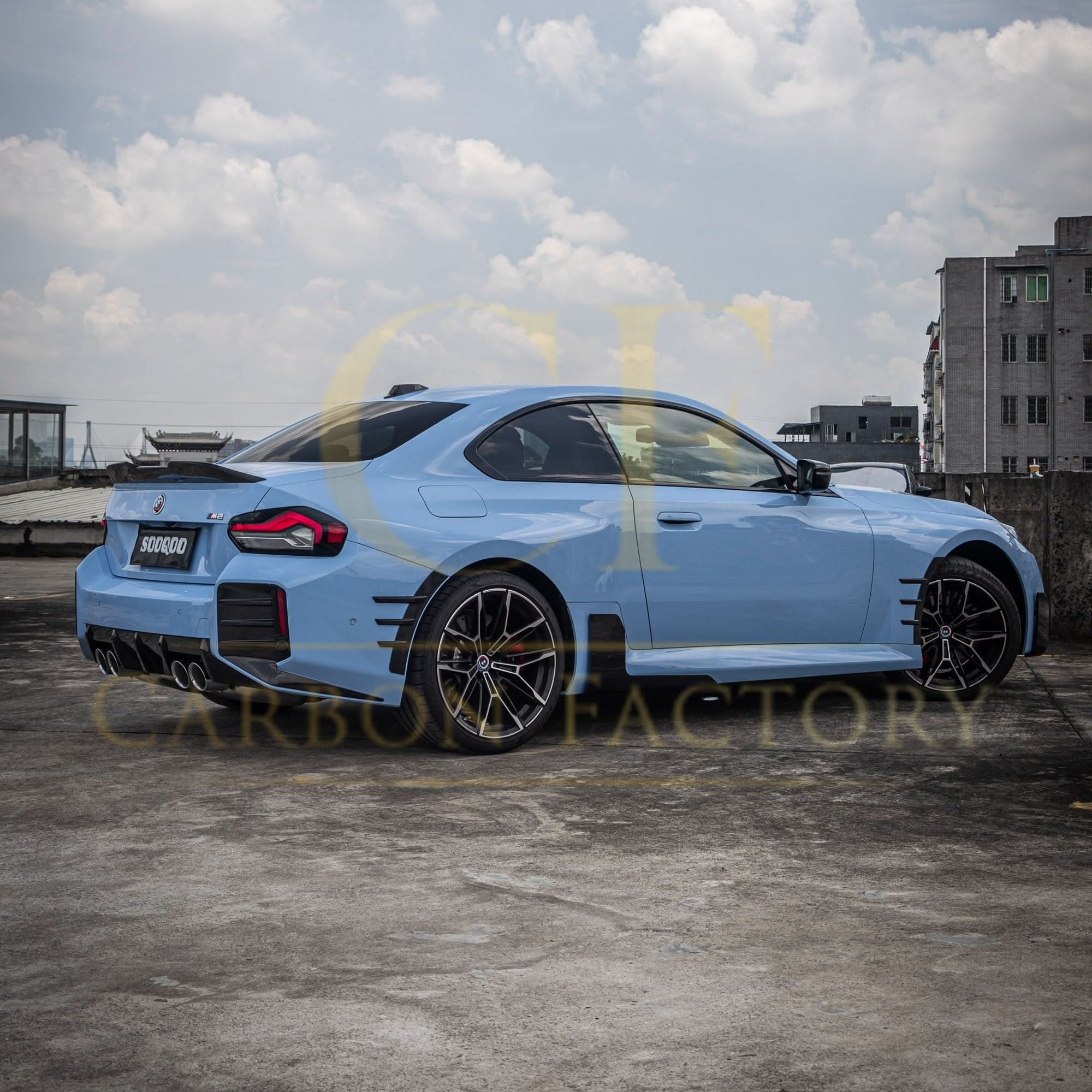 MP Style Pre-Preg Carbon Fibre Side Skirts for BMW G87 M2 23-Present - Carbon Factory
